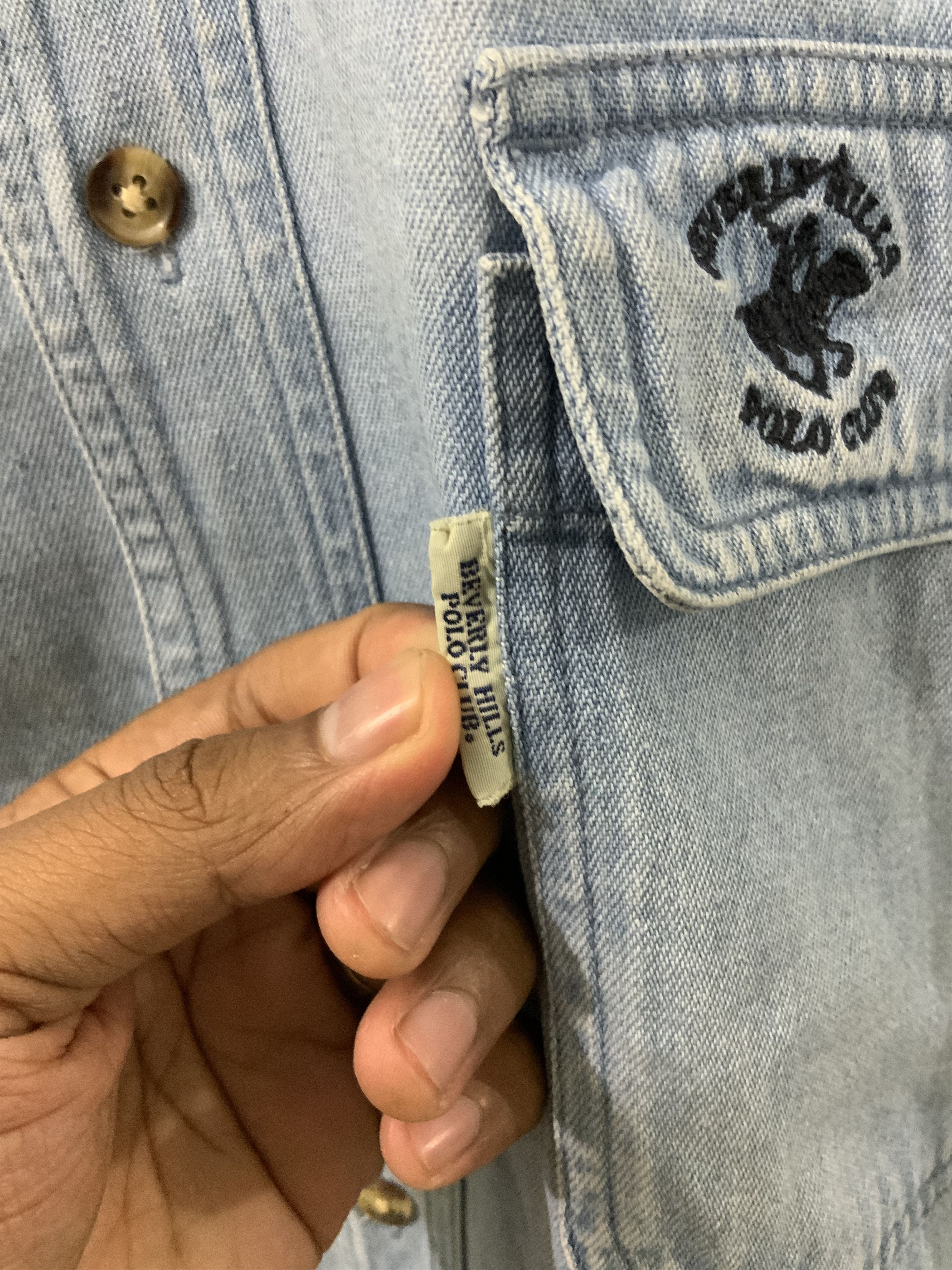 Beverly Hills Polo Club Beverly Hills Polo Club Denim Button Up Size US XL / EU 56 / 4 - 8 Thumbnail