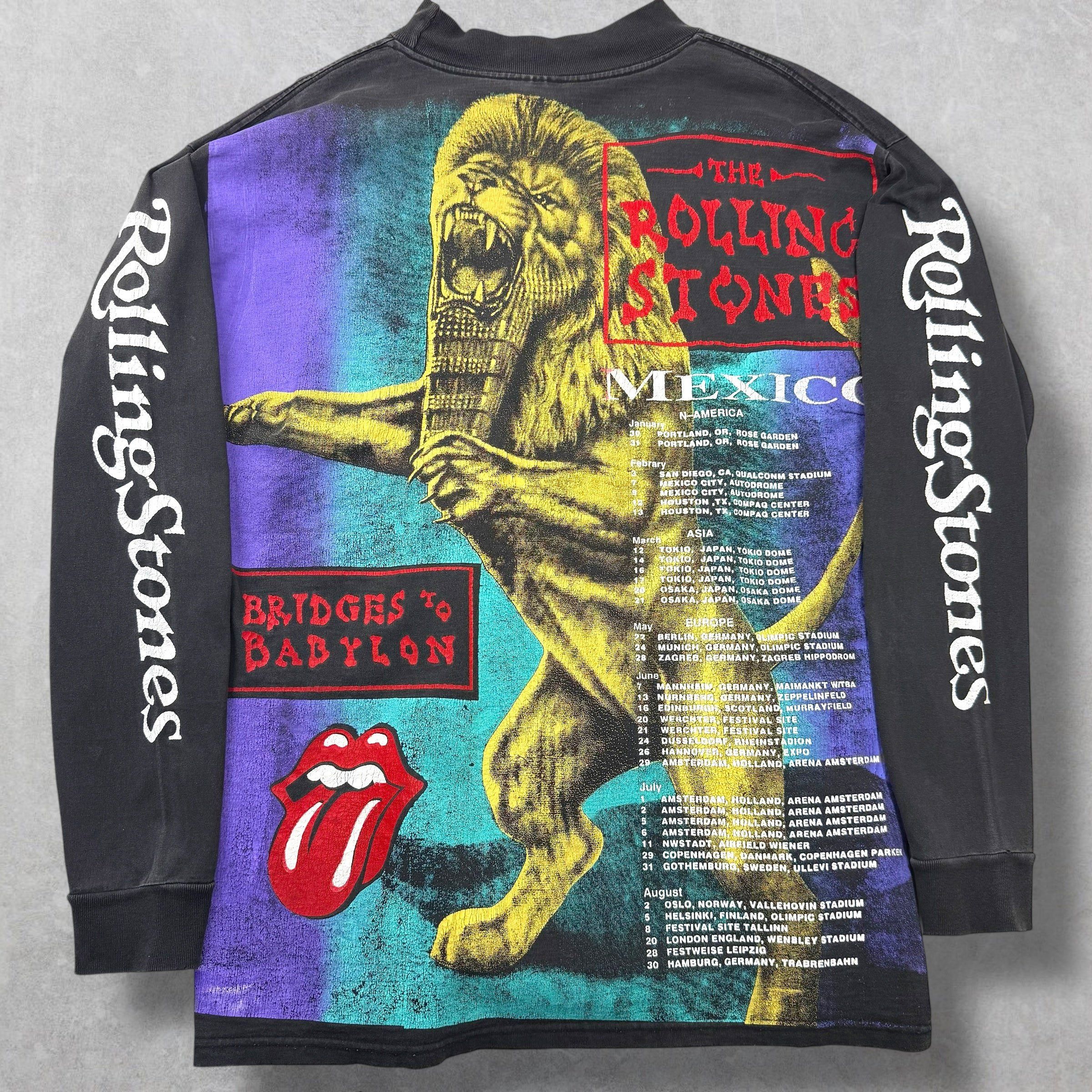 Vintage Vintage 90's Resurreccion Rolling Stones L/S Tee XL Size US XL / EU 56 / 4 - 2 Thumbnail