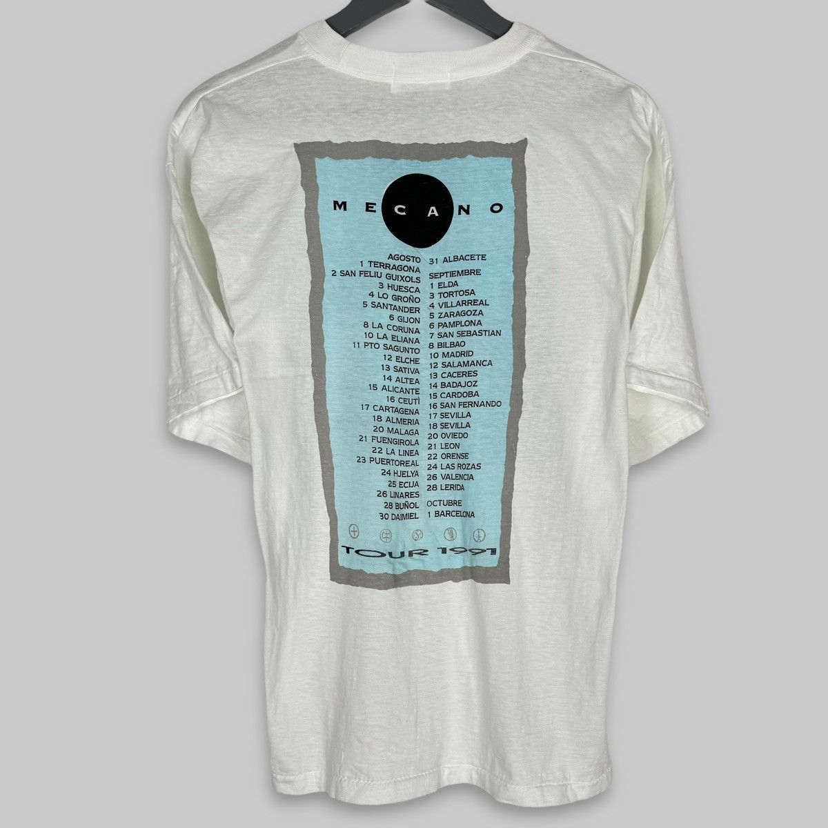 Band Tees Vintage 1991 Mecano Aidalai Tour T Shirt Size US M / EU 48-50 / 2 - 2 Thumbnail
