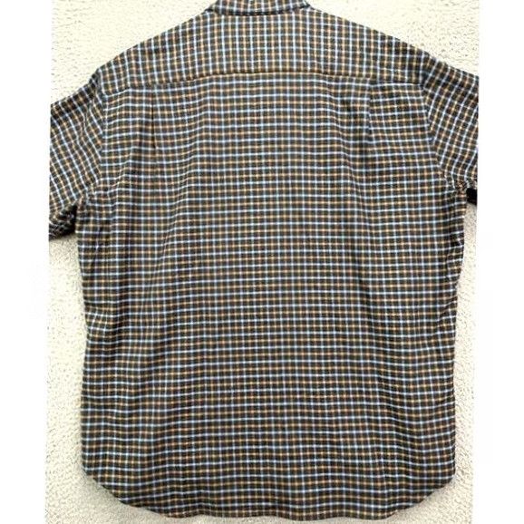 Orvis VINTAGE Orvis Shirt Mens XL Blue Multi Tattersall Check Flannel Button-Down Pocket Size US XL / EU 56 / 4 - 2 Thumbnail