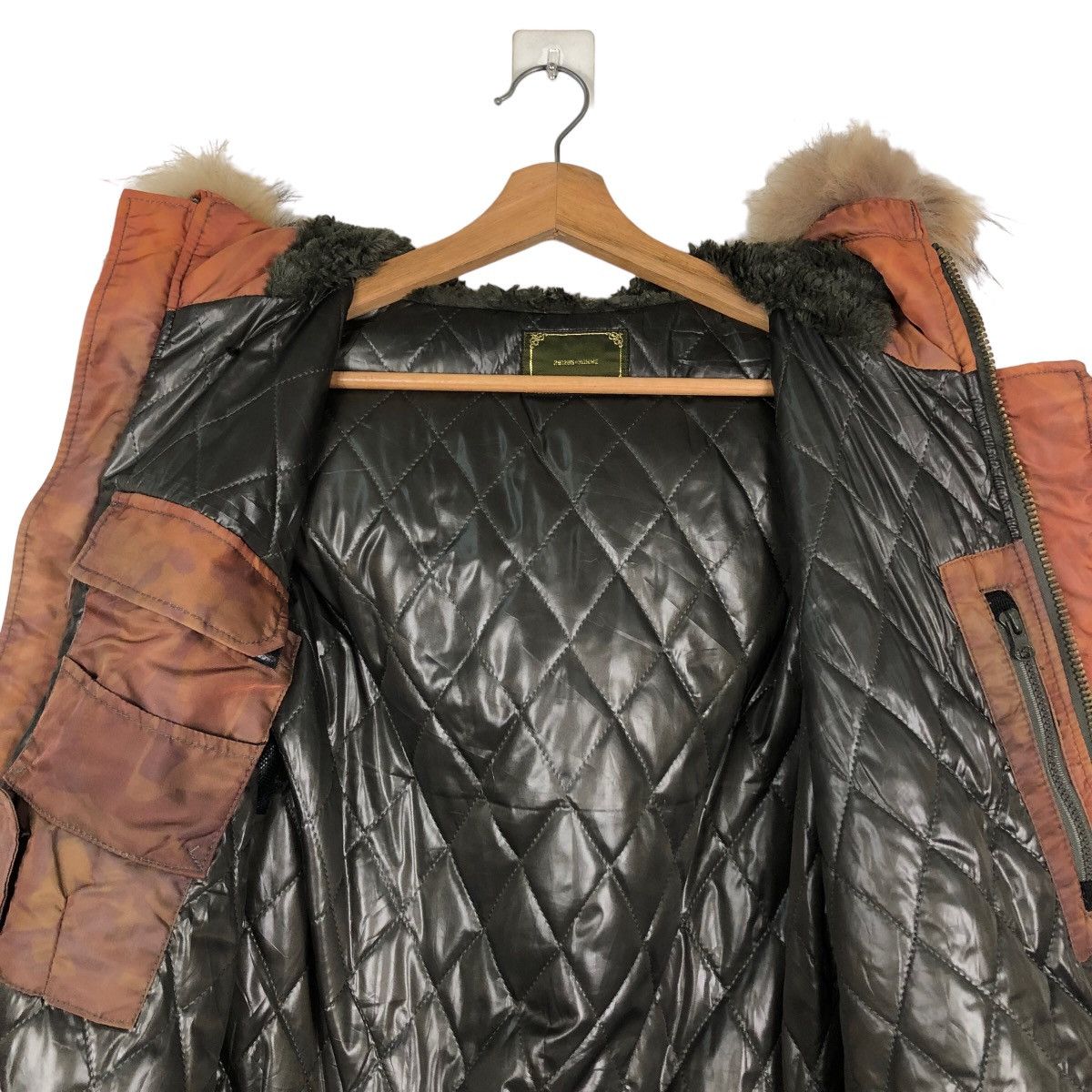 If Six Was Nine 🔥Riot Riot Vtg Bomber Jacket 291295=Homme Mink Fur Hoodie Size US M / EU 48-50 / 2 - 14 Thumbnail