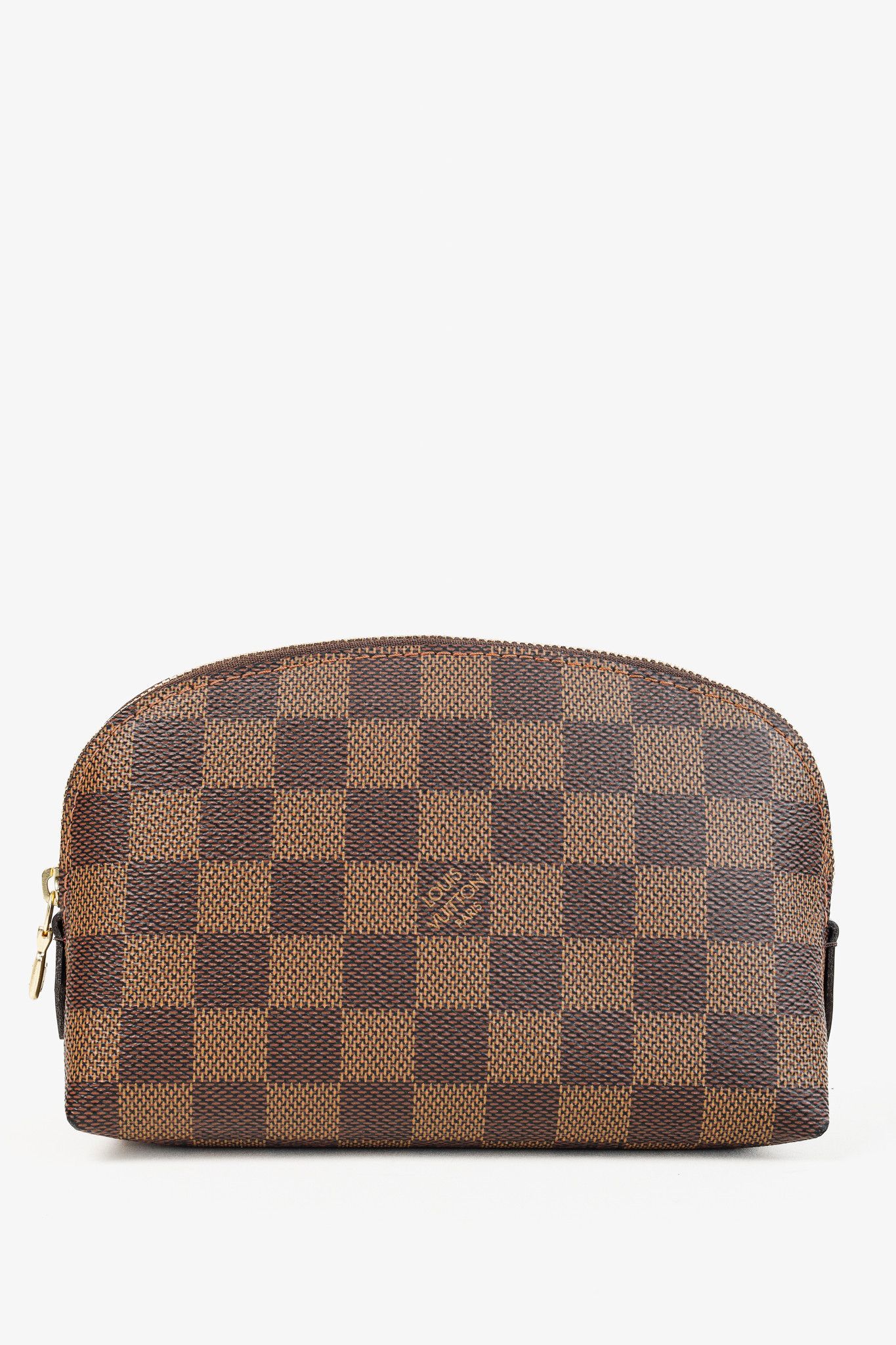 Louis Vuitton Louis Vuitton Brown Damier Ebene Cosmetic Pouch N47516 Size ONE SIZE - 1 Thumbnail