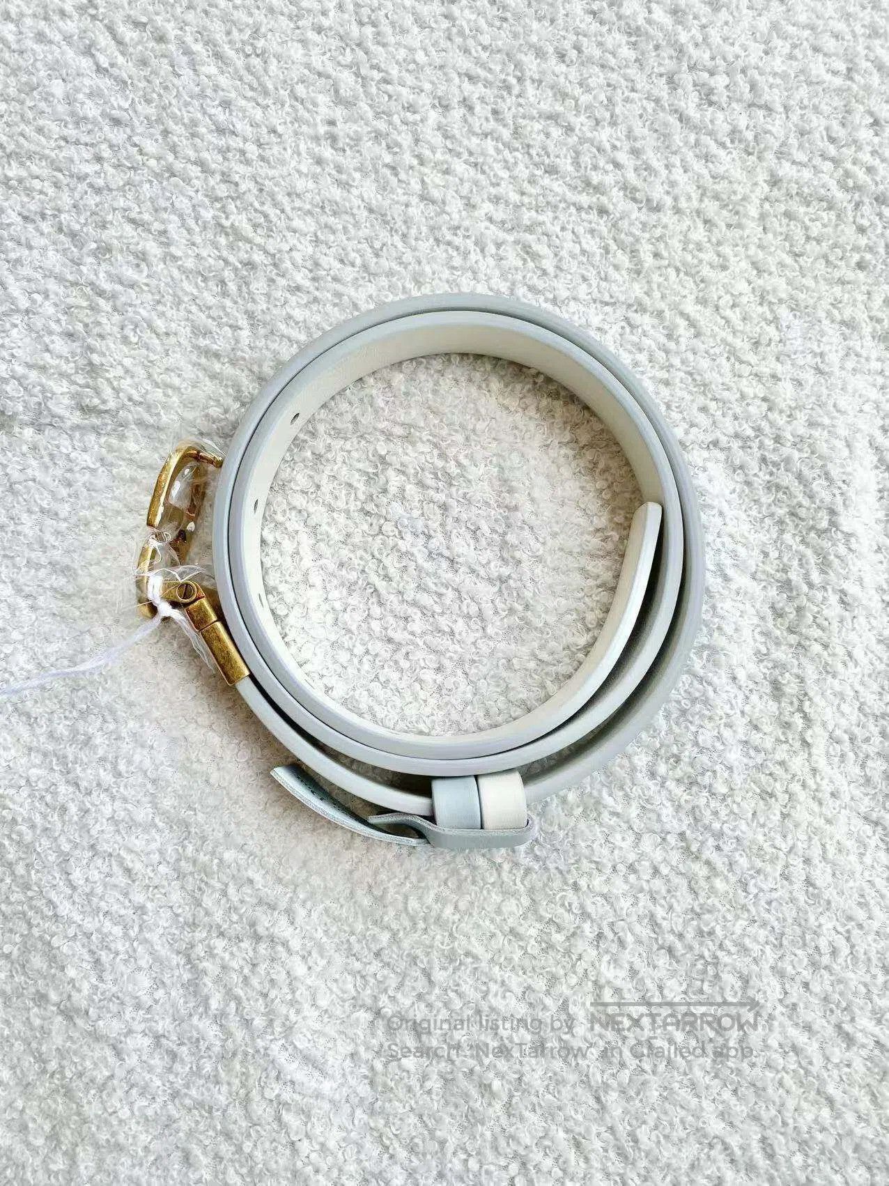 Dior Dior CD head ice blue belt| Size ONE SIZE - 3 Thumbnail
