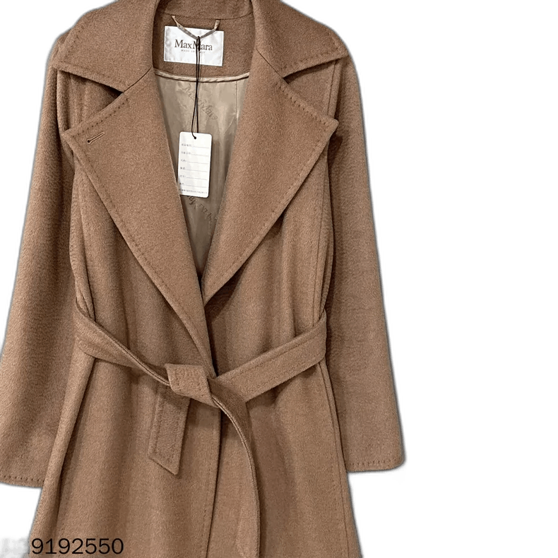 Max Mara MaxMara Camel Wool Trench Coat Size M / US 6-8 / IT 42-44 - 1 Thumbnail