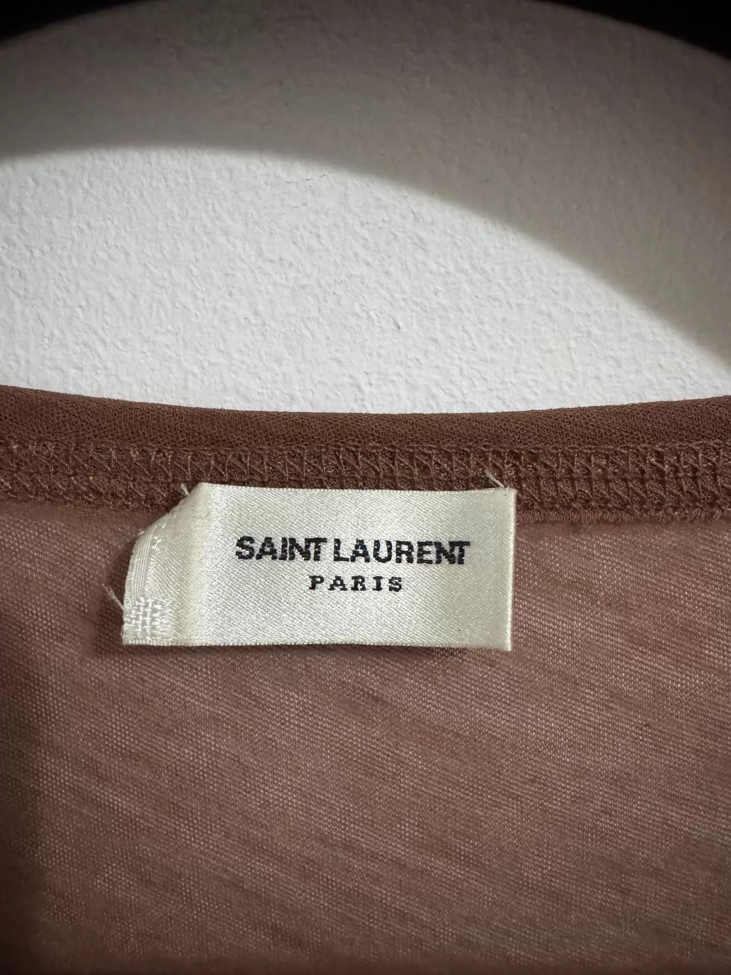 Saint Laurent Paris SLP 23SS Brown Distressed Oversize Vest L Size L / US 10 / IT 46 - 6 Thumbnail
