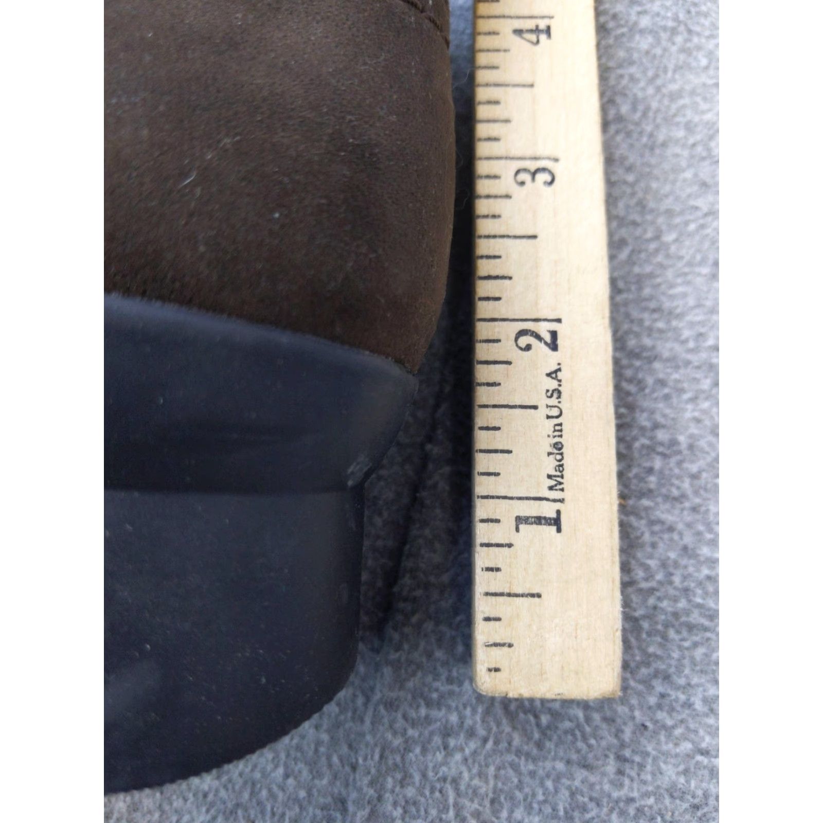 Clarks Clarks Caddell Hop Womens Boots Chukka Ankle Zip Brown Faux Suede 11W Casual Fall Womens Boots Size US 11 / IT 41 - 3 Thumbnail