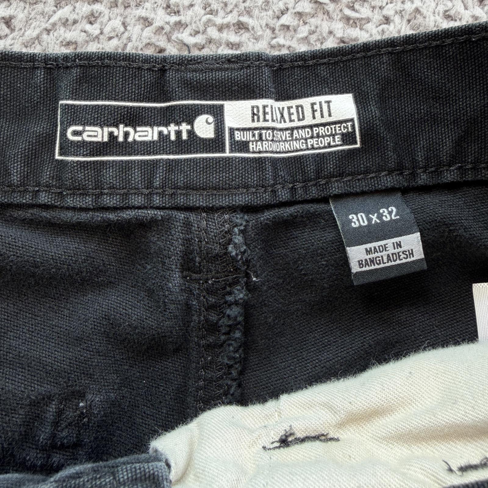 Carhartt Carhartt Rugged Flex Relaxed Fit Work Pants Mens 30x32 Black Size US 30 / EU 46 - 5 Thumbnail