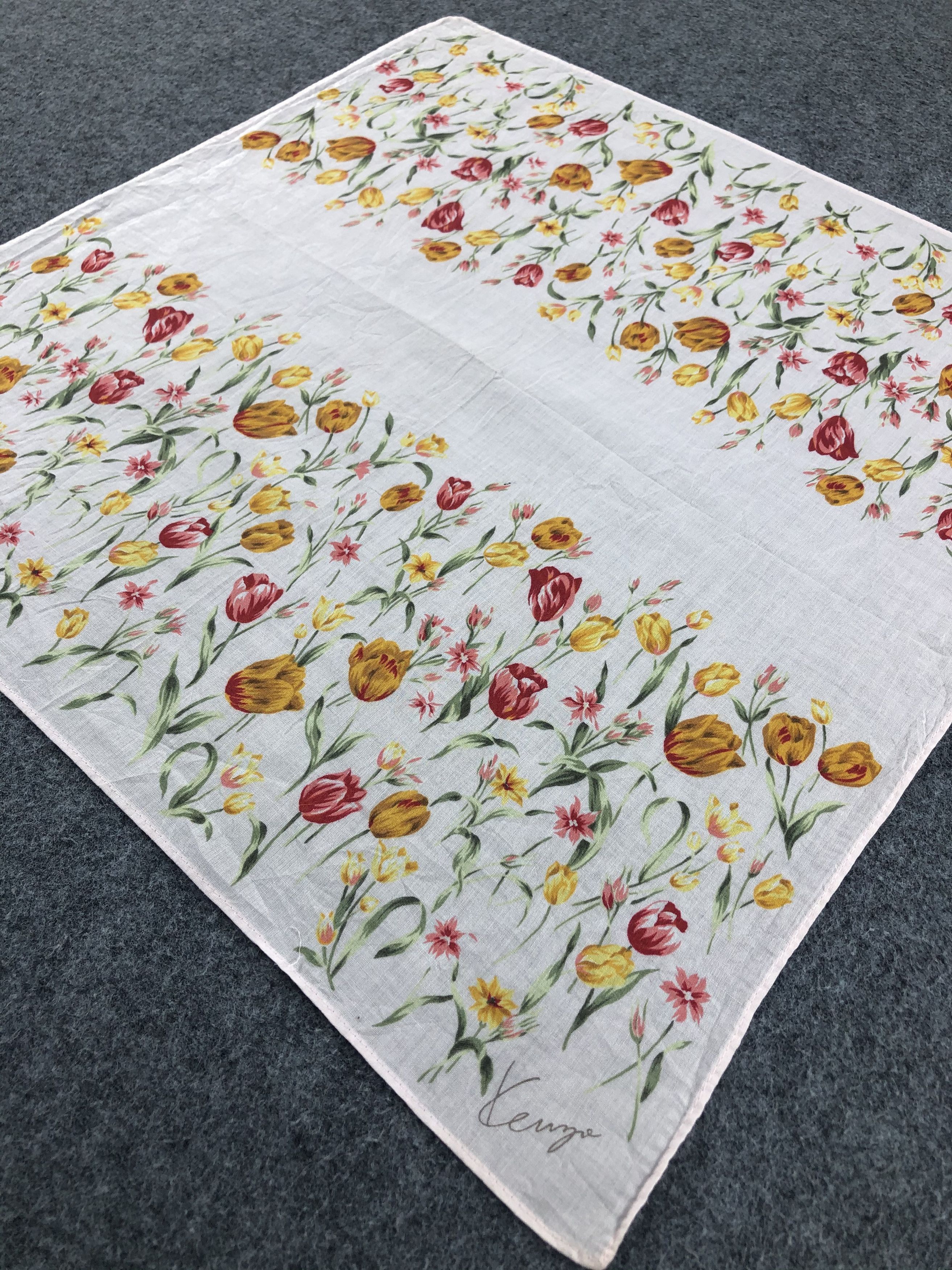 Kenzo × Vintage Kenzo Handkerchief / Bandana / Neckerchief Size ONE SIZE - 4 Thumbnail