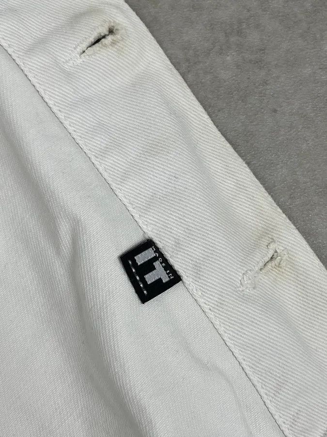 Versace Versace Royal Erased White Denim Jacket Size US S / EU 44-46 / 1 - 11 Thumbnail