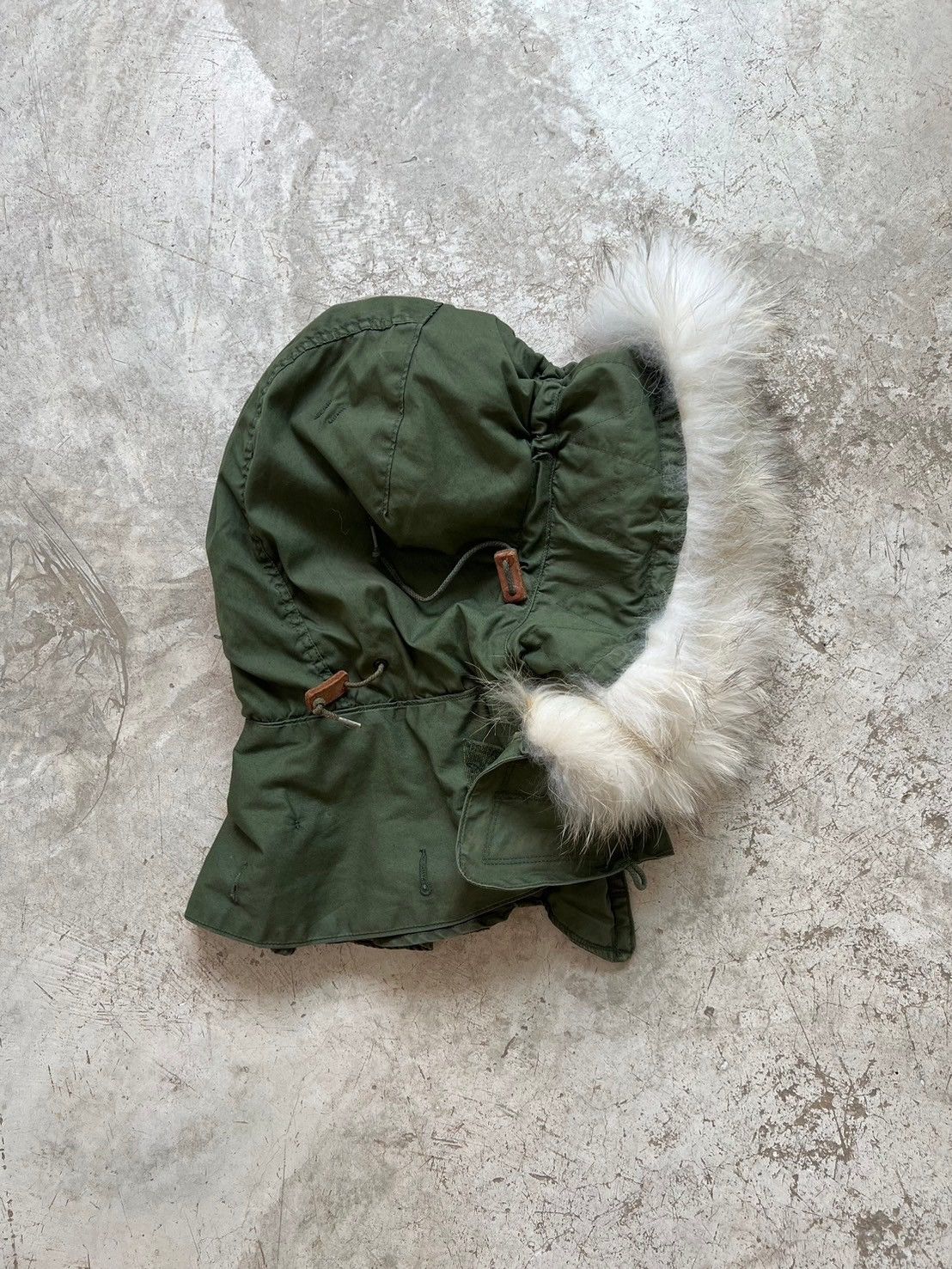 Vintage 70s Vintage Military Fur Hood Size ONE SIZE - 1 Thumbnail