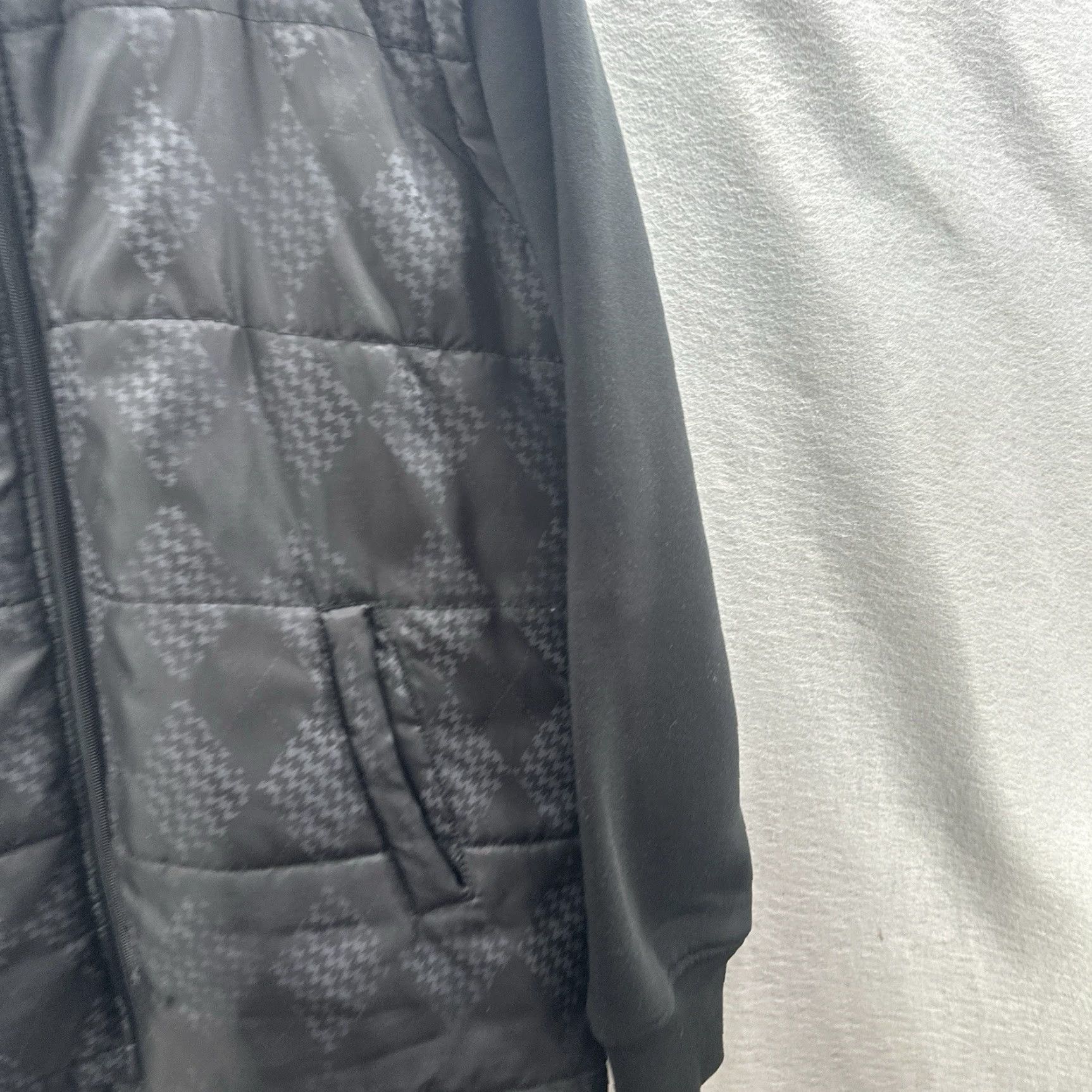 Avirex AVIREX Jacket Mens L Black Quilted Puffer Coat Full Zip Vintage Style 90s Preppy Retro Stand-Up Collar Mid-Length 48 in Chest Mens Size US L / EU 52-54 / 3 - 4 Thumbnail