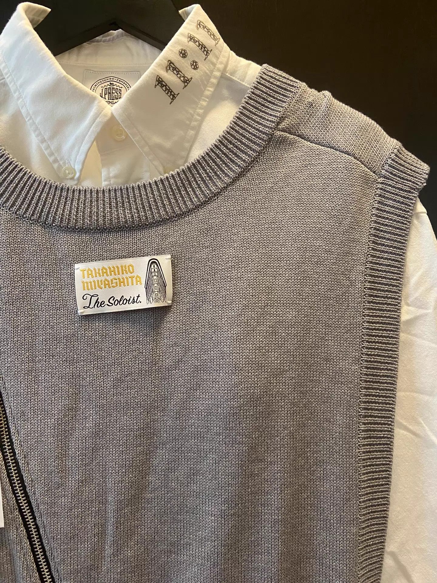 Takahiromiyashita The Soloist. The soloist 23SS MM FB swap sleeveless sweater Free Size US S / EU 44-46 / 1 - 3 Thumbnail