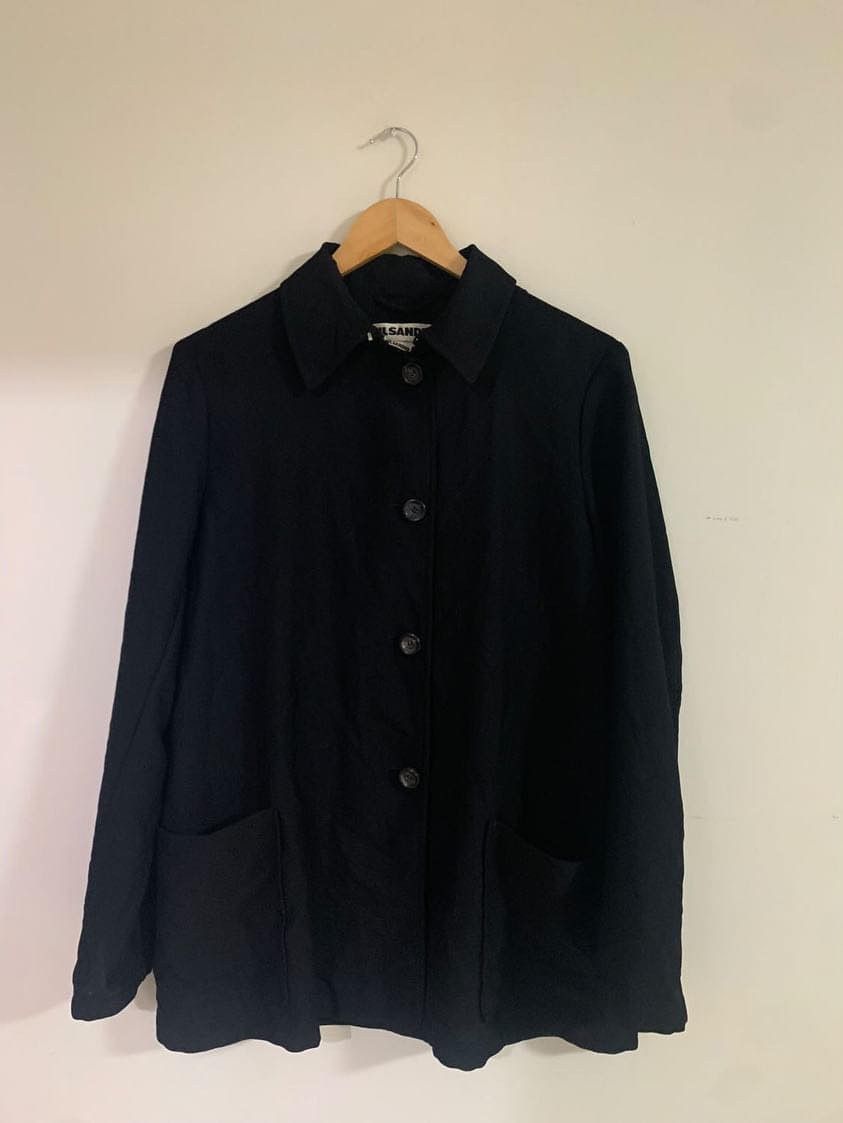 Jil Sander Vintage Jil Sander Wool jacket/coat Size US M / EU 48-50 / 2 - 1 Thumbnail