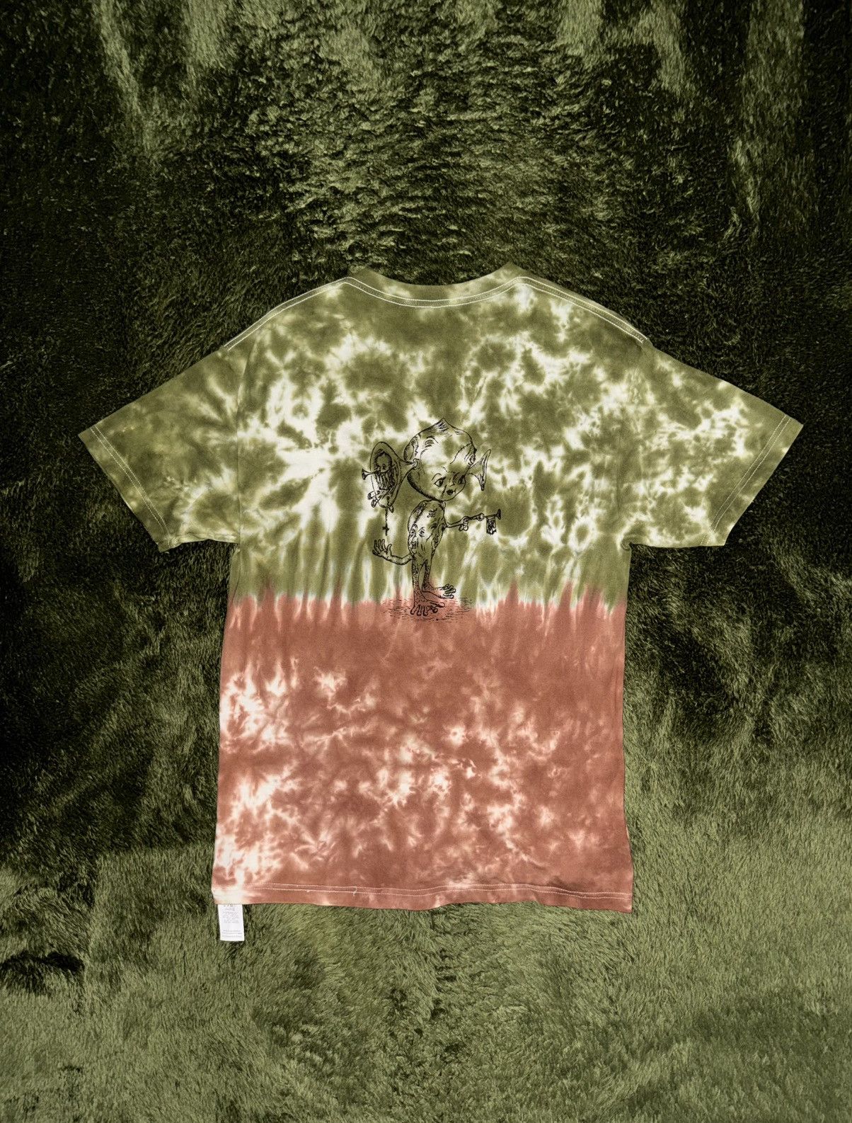 Japanese Brand [2] Nada Not Nada Tie-Dye Tubular T-Shirt Size US L / EU 52-54 / 3 - 8 Thumbnail