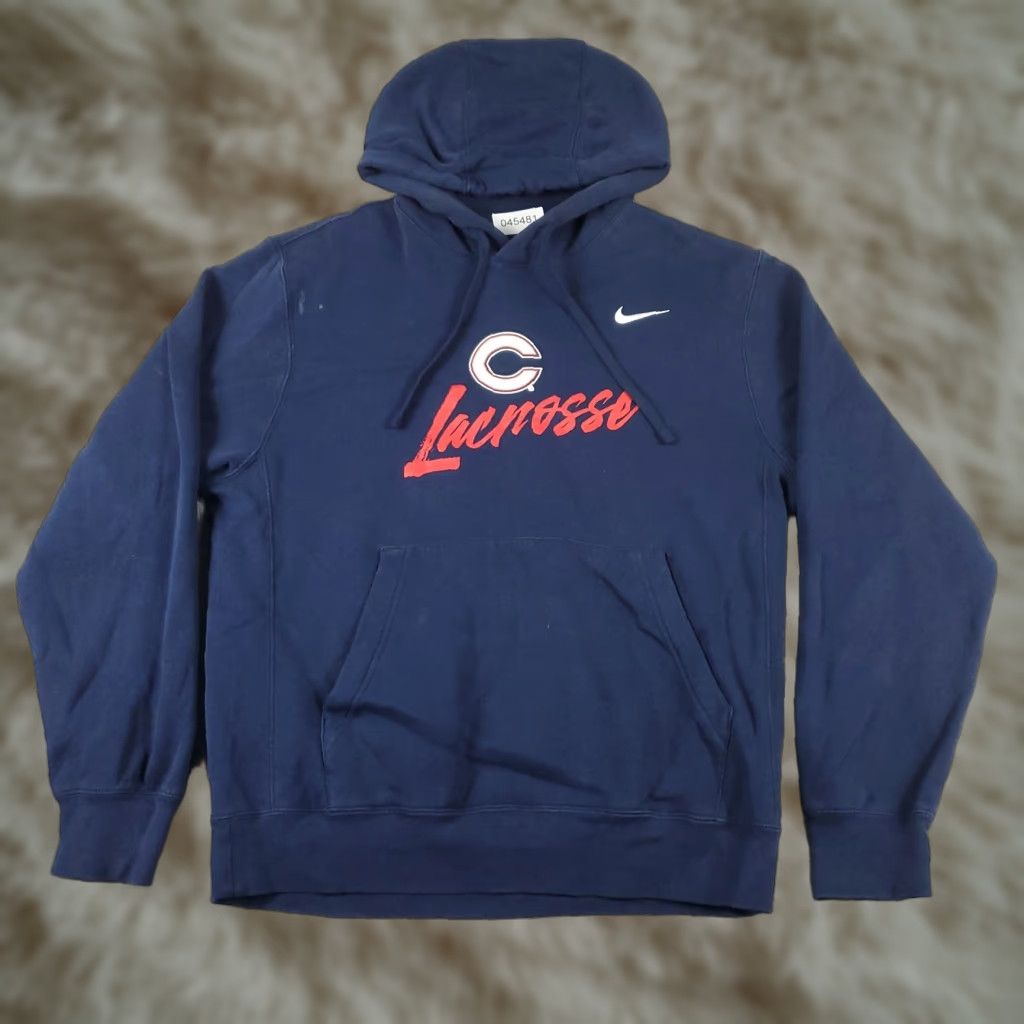 Nike Nike Hoodie Mens Small Blue Lacrosse Swoosh Pullover Sweatshirt Sweatshirt Hoodie Pullover Nike S Small Blue Lacrosse Swoosh Pullover Sweatshirt Men’s Size US S / EU 44-46 / 1 - 1 Thumbnail