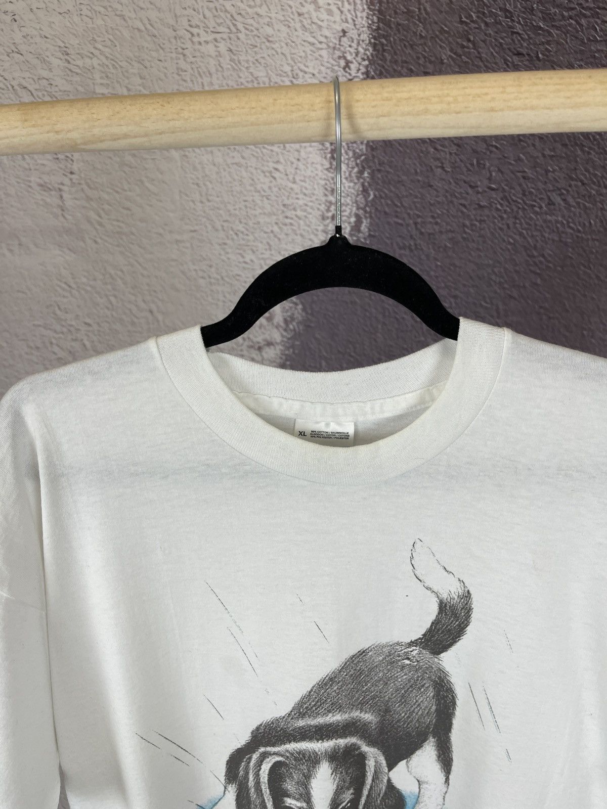 Vintage Screen Stars vintage 90s Harrison dog single stitch tee Size US XL / EU 56 / 4 - 8 Thumbnail
