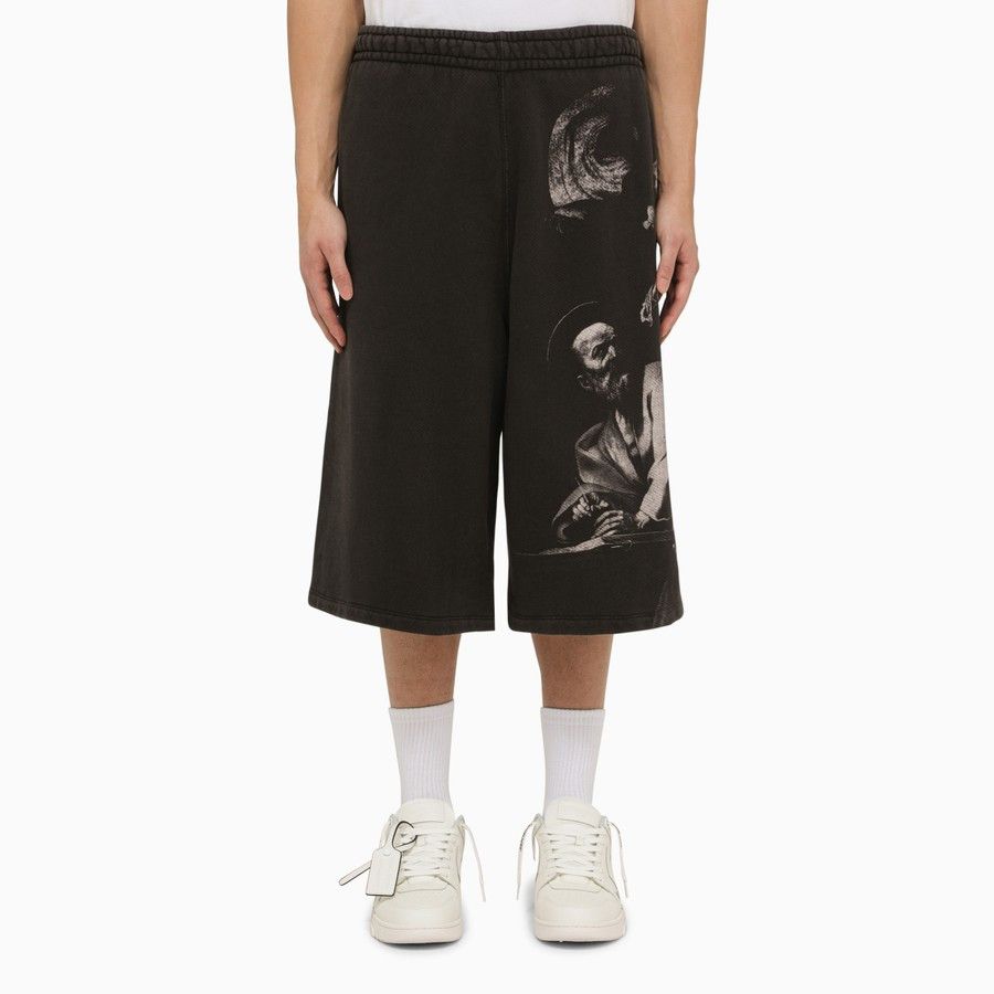 image of Off White O1D2Blof0424 Shorts In Black, Men's (Size 34)