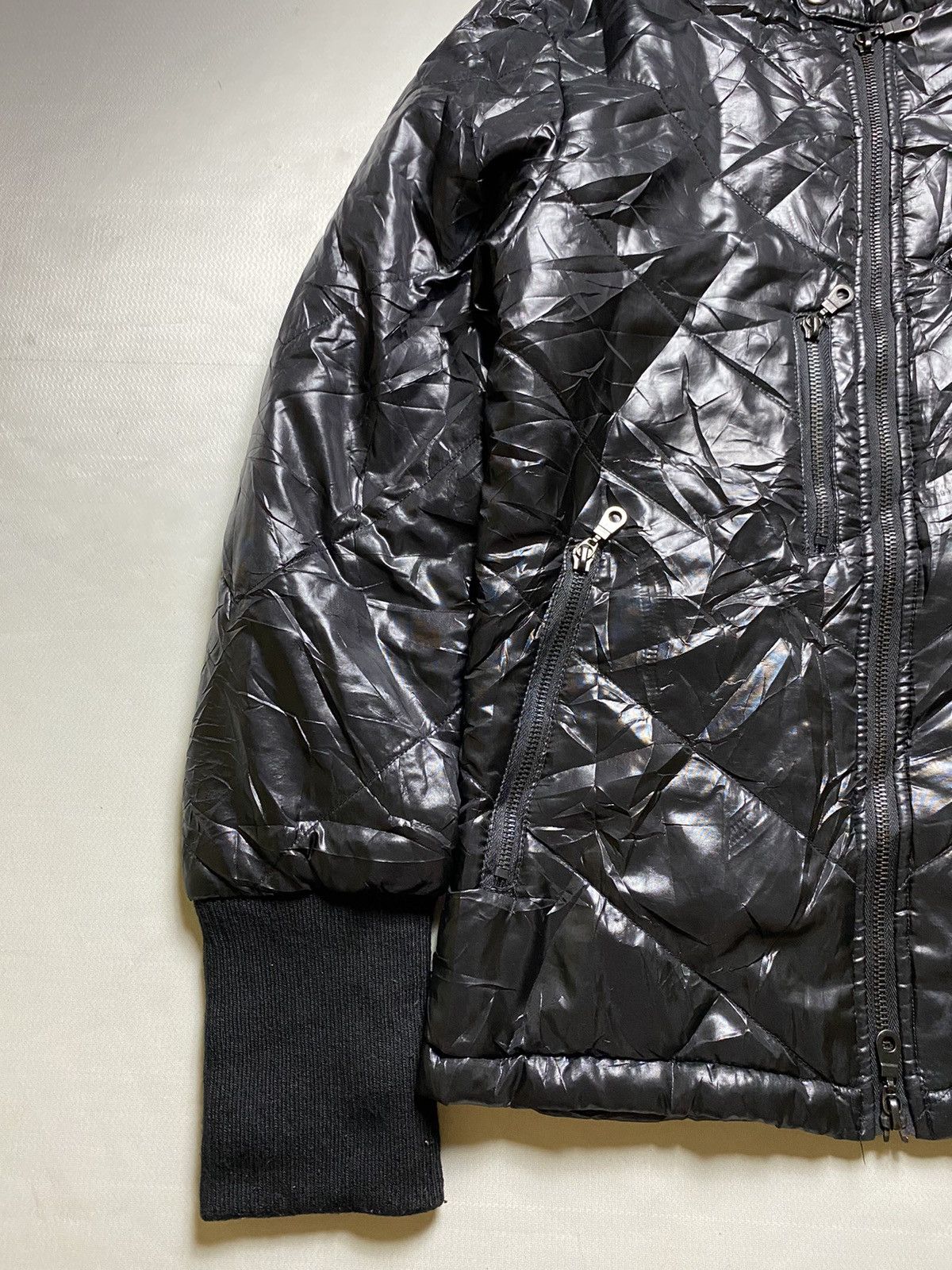 GOSTAR DE FUGA 2000s Fuga Puffer Down Jacket Shiny Finish and Ribbed Cuffs Size US S / EU 44-46 / 1 - 3 Thumbnail