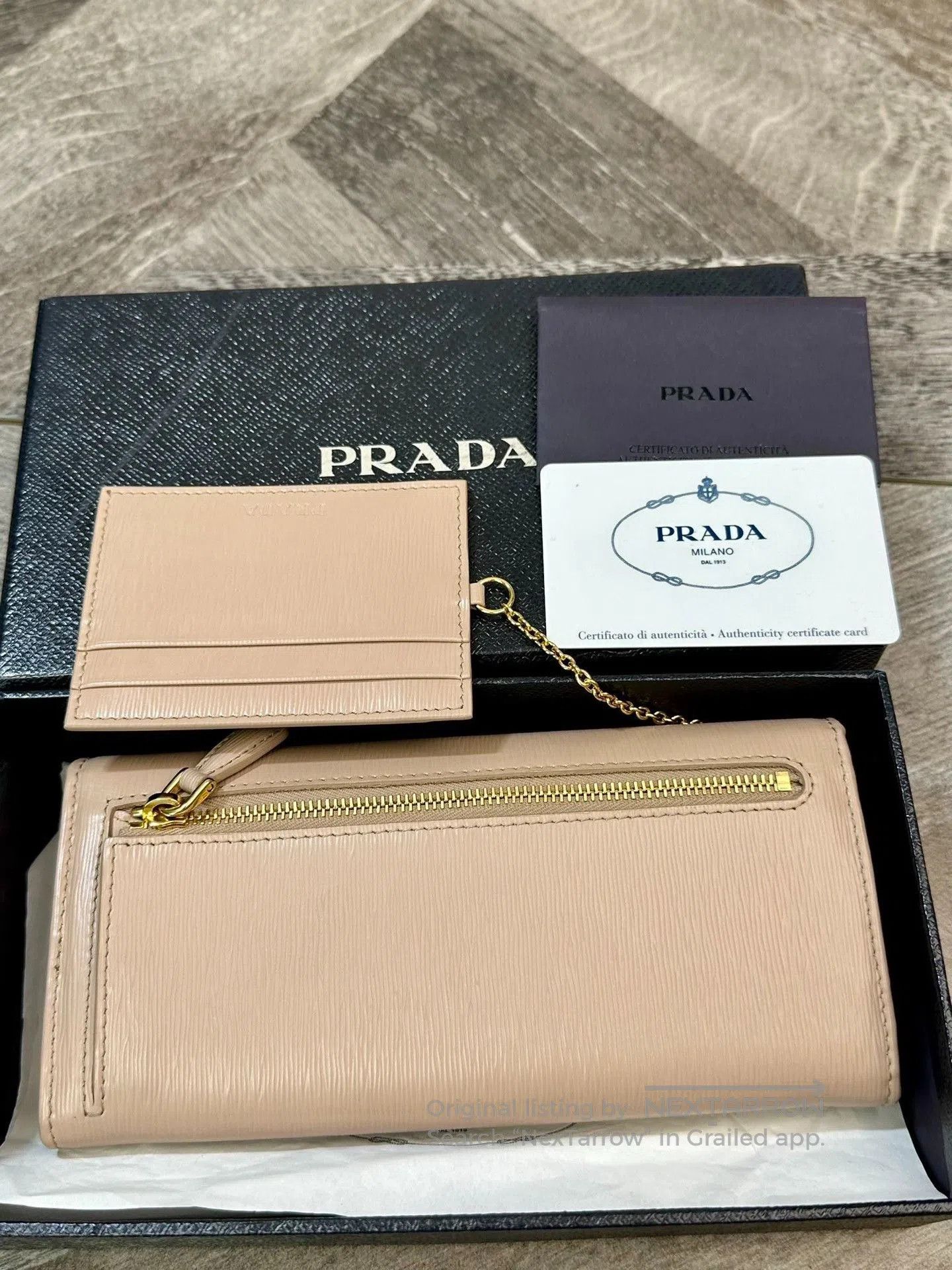 Prada Prada Long Snap Wallet Clutch Set. Size ONE SIZE - 2 Thumbnail