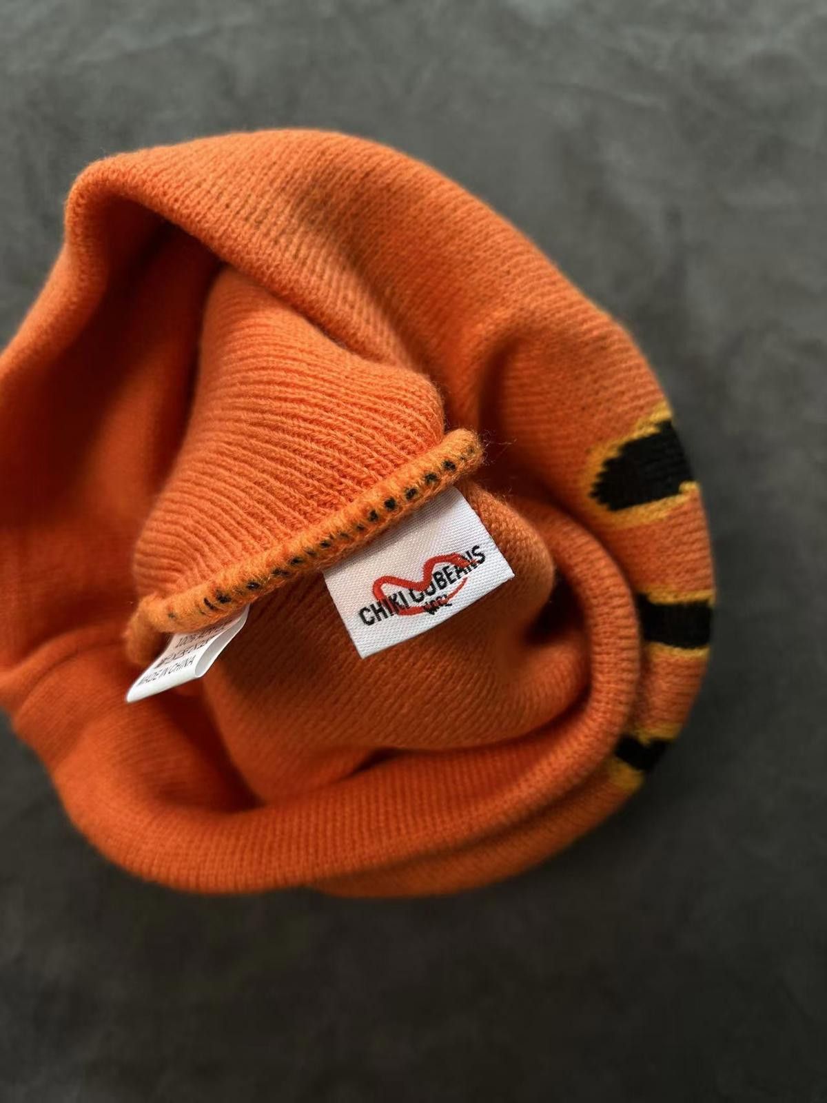 Japanese Brand Chiki Cobeans Flame Graphic No Cuff Knit Beanie Hat Size ONE SIZE - 4 Thumbnail