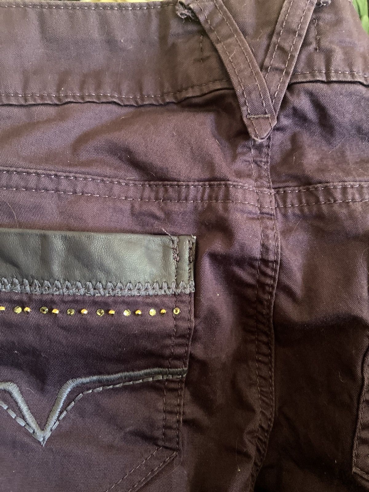Designer × Versace × Vintage Vintage Deadstock 2005 Versace Trousers Italy 26UK IT40 Size 27" / US 4 / IT 40 - 7 Thumbnail