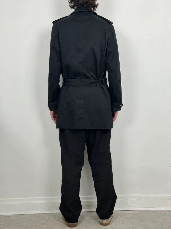 Dior AW2009 Dior Black Wool Double-Breasted Trench Coat by Kris Van Assche Size US M / EU 48-50 / 2 - 3 Thumbnail