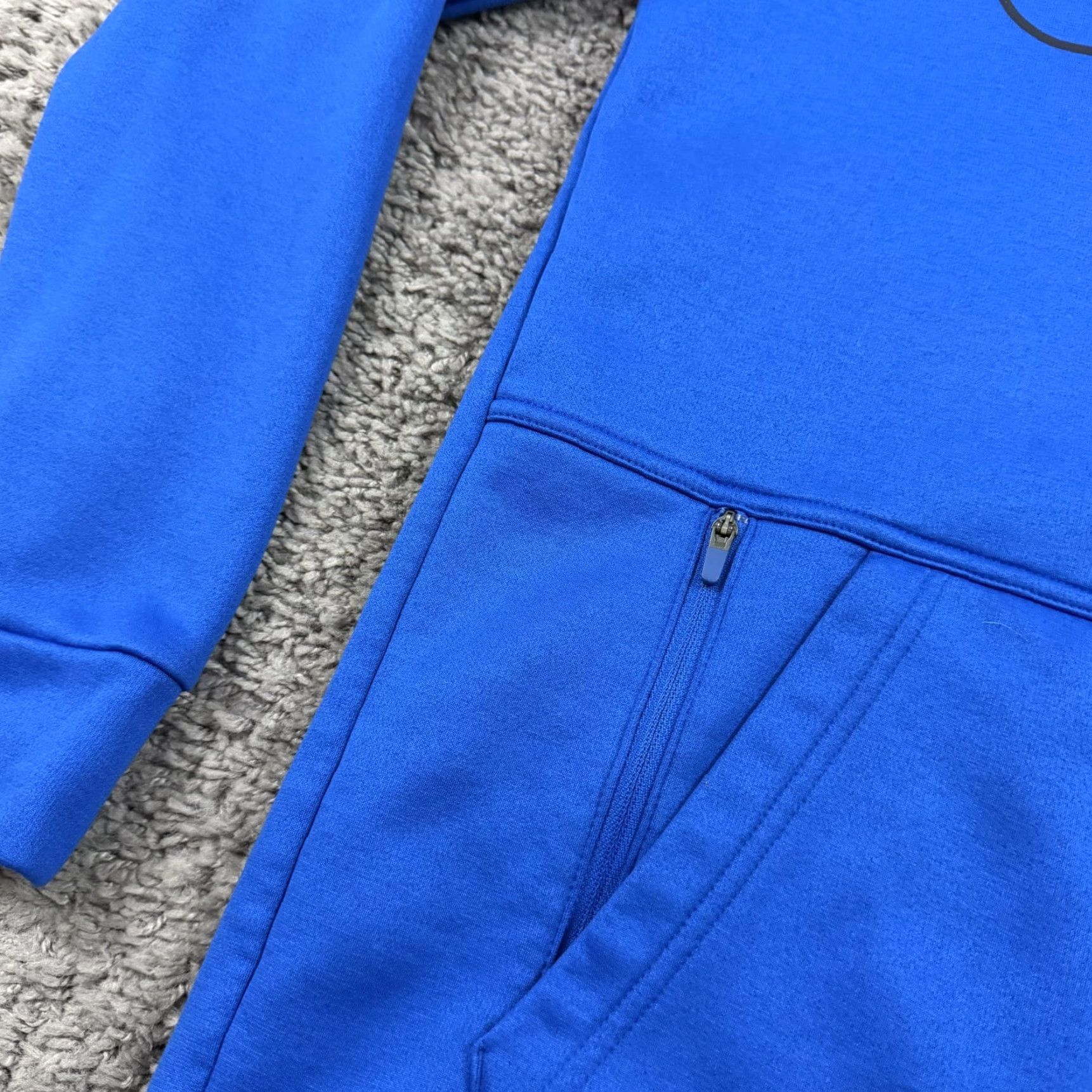 Nike Nike Hoodie Mens S Blue Pullover Fleece Therma-Fit Pockets Hooded Drawstring DD1766-480 Size US S / EU 44-46 / 1 - 5 Thumbnail