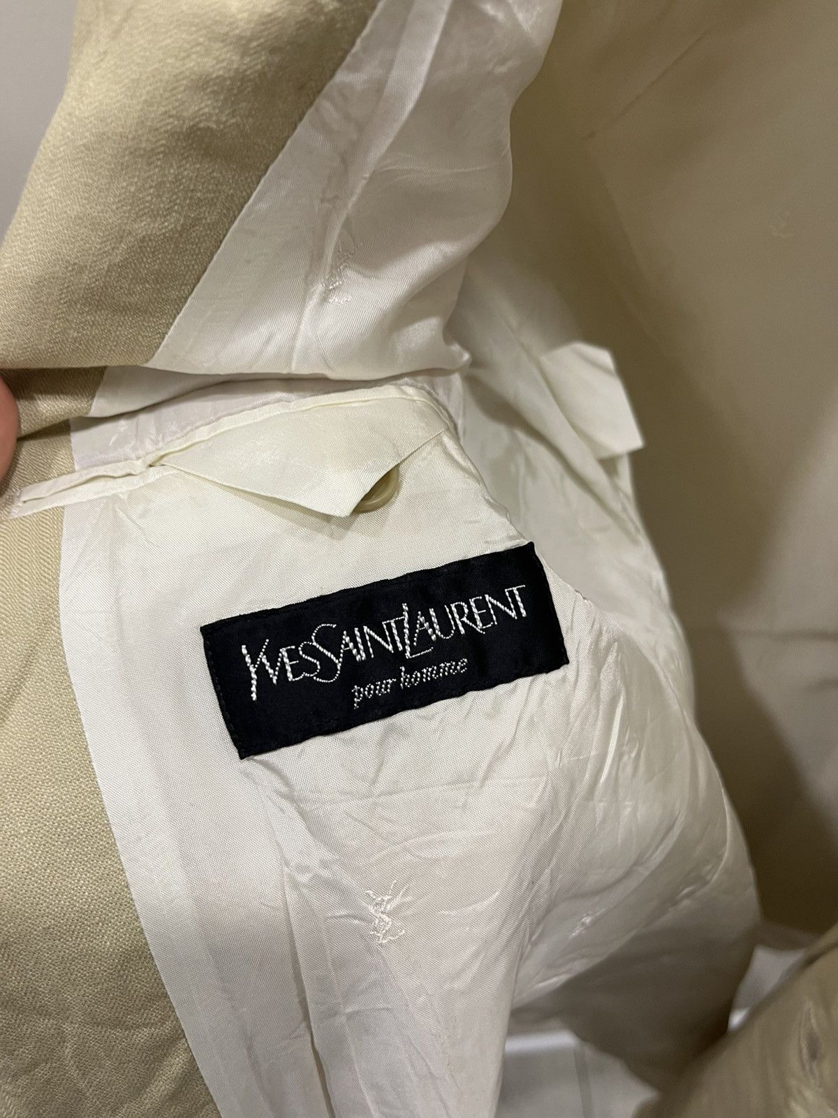 Vintage Yves Saint Laurent Jacket Vintage Wool Size 50R Size 50R - 8 Thumbnail