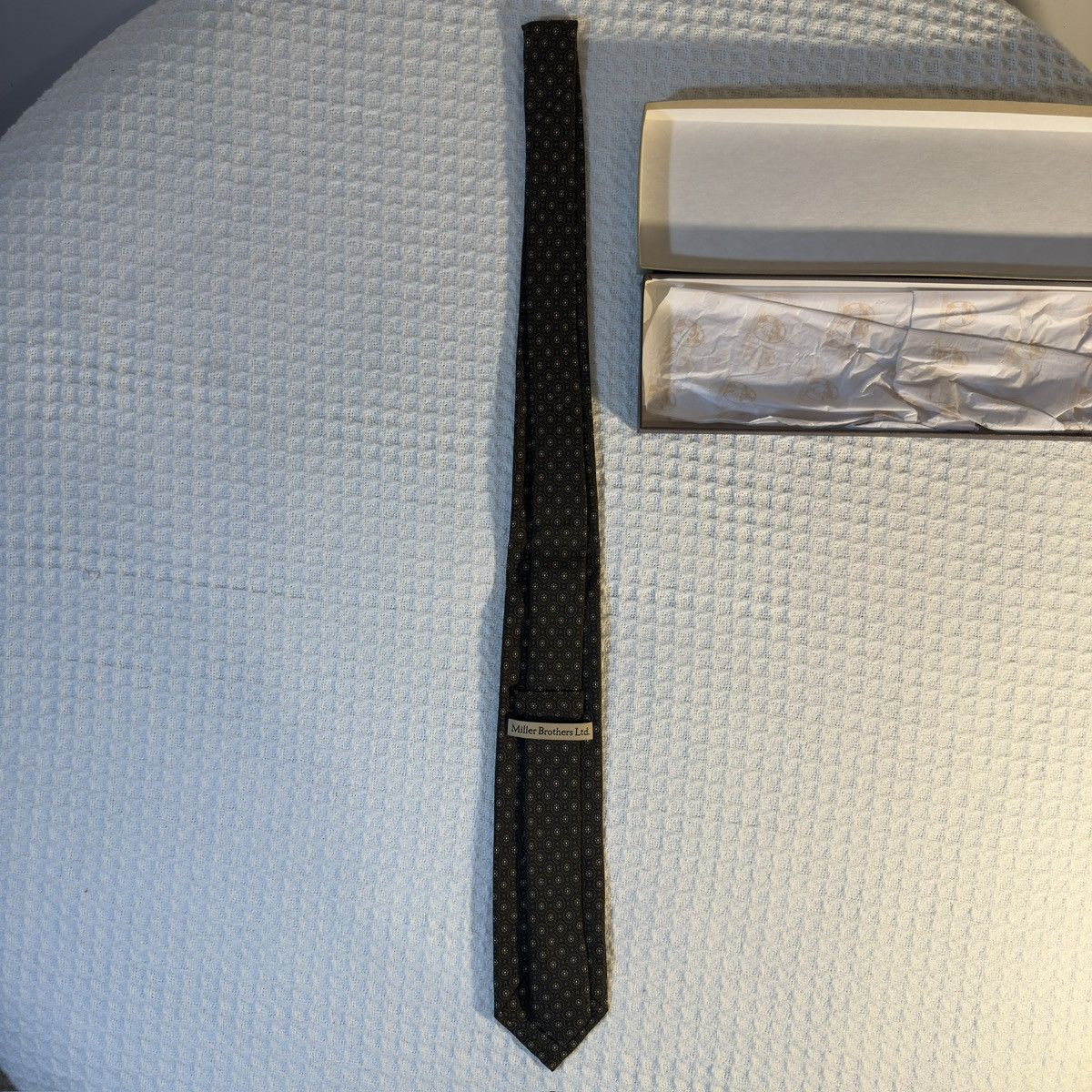 Other Miller Brothers Ltd 100% Silk Patterned Tie Size ONE SIZE - 5 Thumbnail