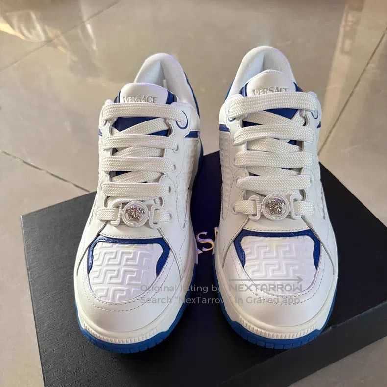 Versace Versace Calfskin sneakers Size US 10 / EU 43 - 2 Thumbnail