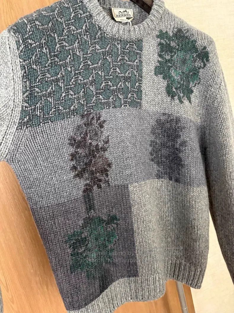 Hermes Hermes Autumn-Winter Men's Chunky Knit Sweater Size US L / EU 52-54 / 3 - 5 Thumbnail