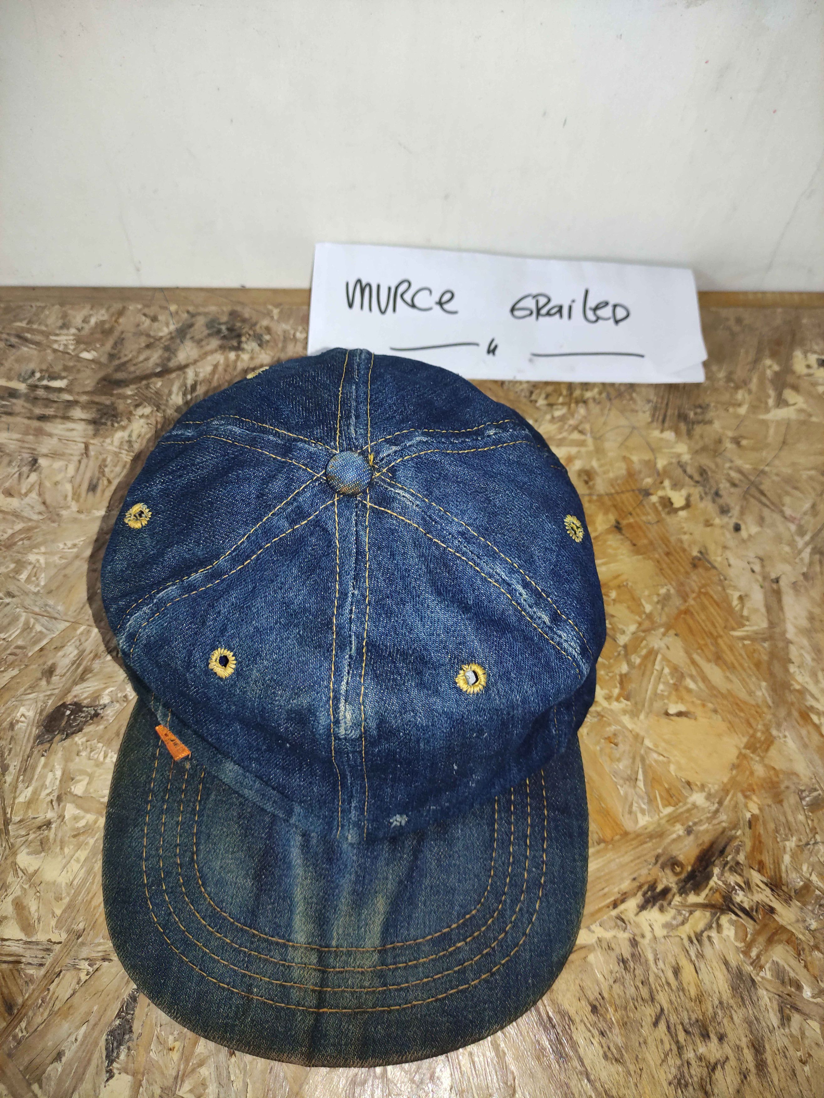Levi's Vintage Levis Hat Denim 70s Leather Patch Cap Size ONE SIZE - 8 Thumbnail