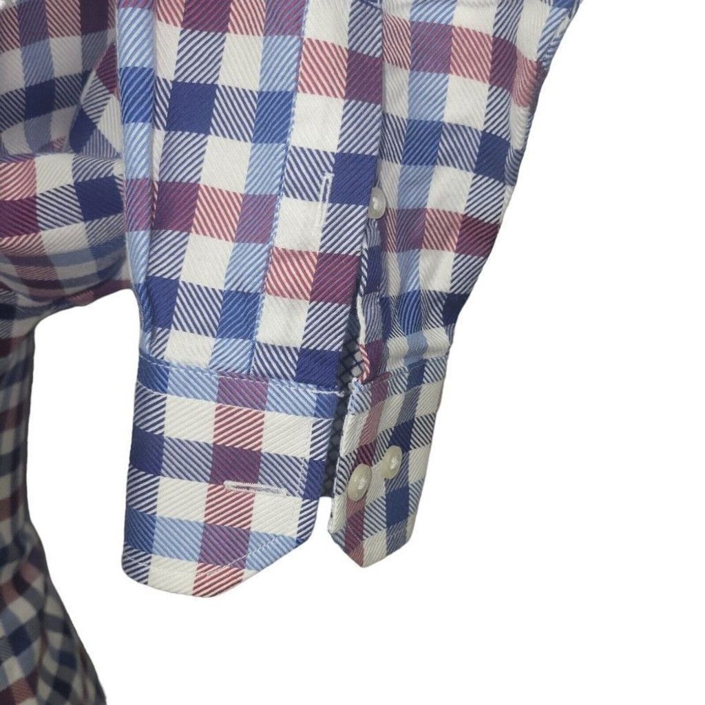 Johnston & Murphy Johnston & Murphy Tailored Fit Woven Long Sleeve Shirt. Size US L / EU 52-54 / 3 - 7 Thumbnail