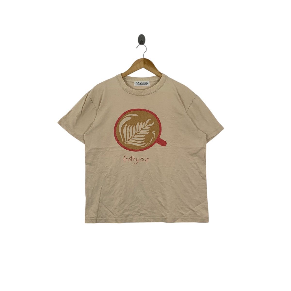 Vintage Vintage GASBOOK TOKYO Gas As Interface Frothy Cup Tee Shirt Size US L / EU 52-54 / 3 - 1 Thumbnail