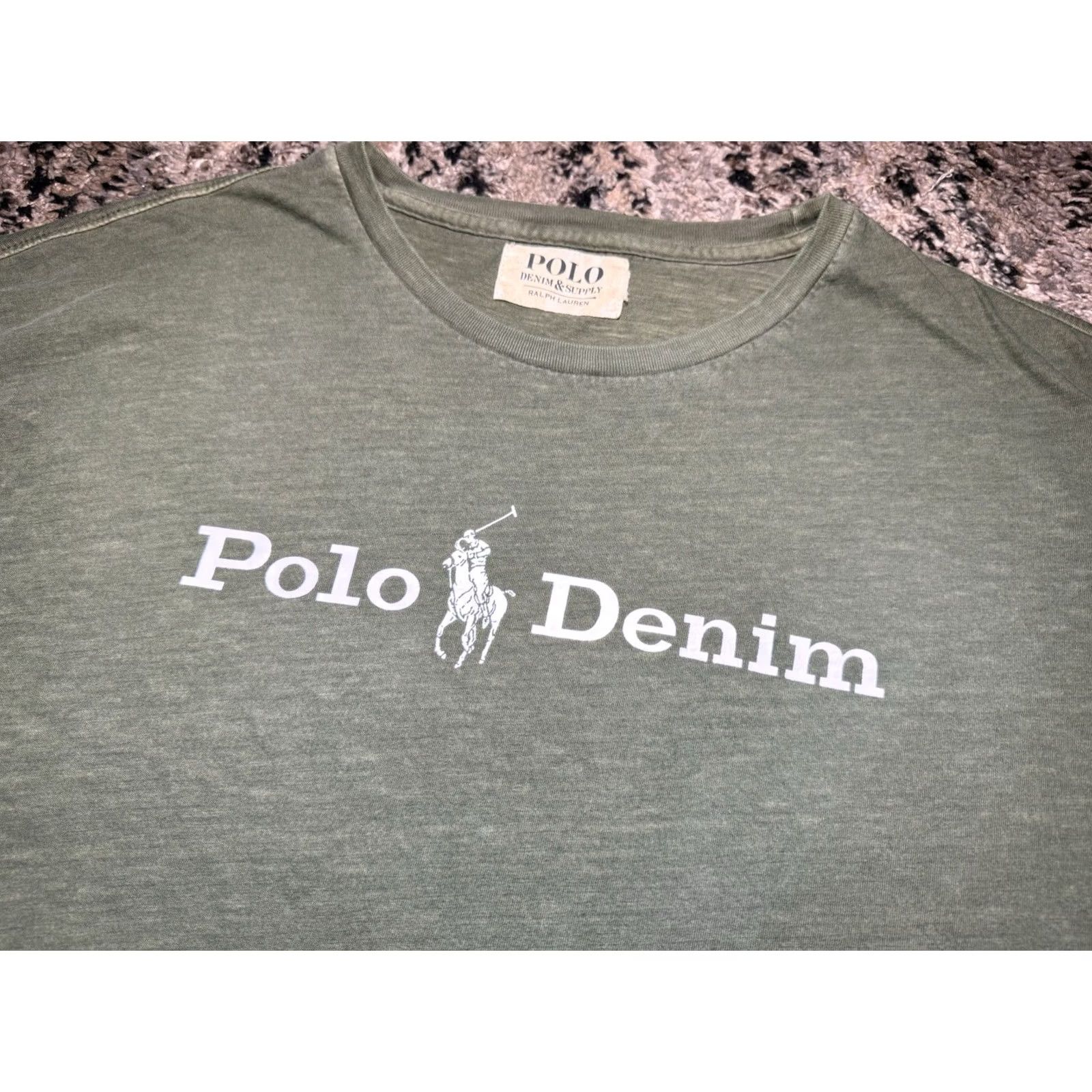 Polo Ralph Lauren Polo Ralph Lauren Denim Supply Short Sleeve Mens Tee Shirt Olive Green 2XL RRL Shirt Mens 2XL Olive Green Denim & Supply Polo Ralph Lauren Size US XXL / EU 58 / 5 - 3 Thumbnail