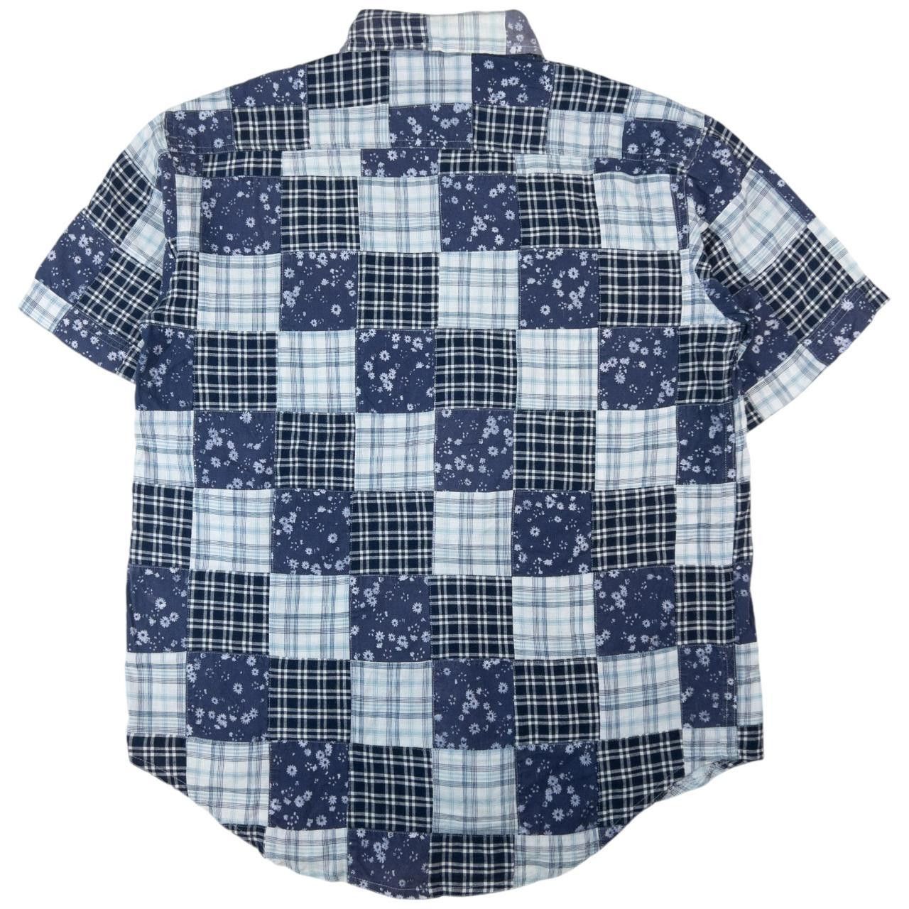 PPFM Vintage PPFM Patchwork Short Sleeve Button Up Shirt Size M Size US M / EU 48-50 / 2 - 2 Thumbnail