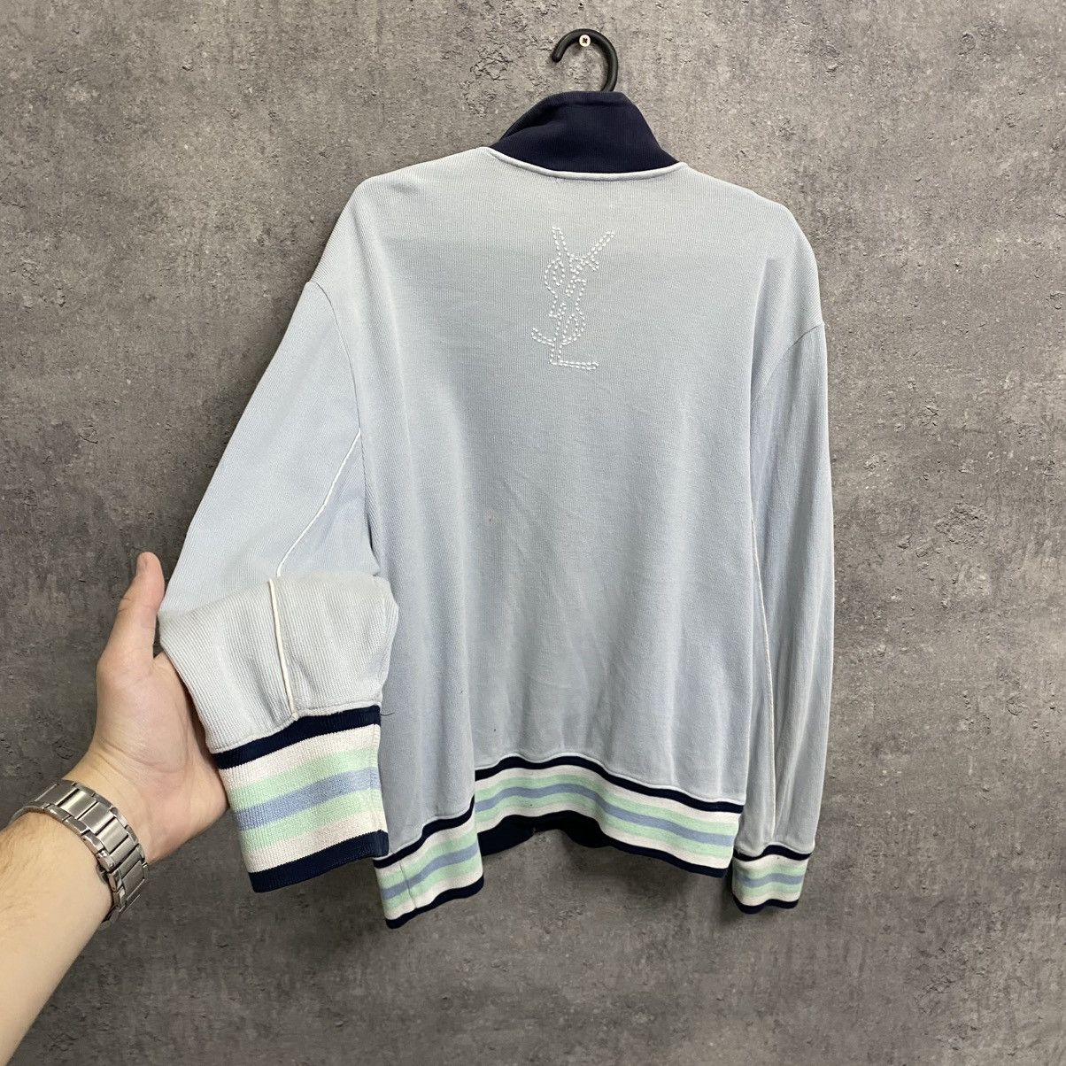 Yves Saint Laurent Vintage Yves Saint Laurent Sweatshirt Zip Up Jumper YSL Size US L / EU 52-54 / 3 - 8 Thumbnail