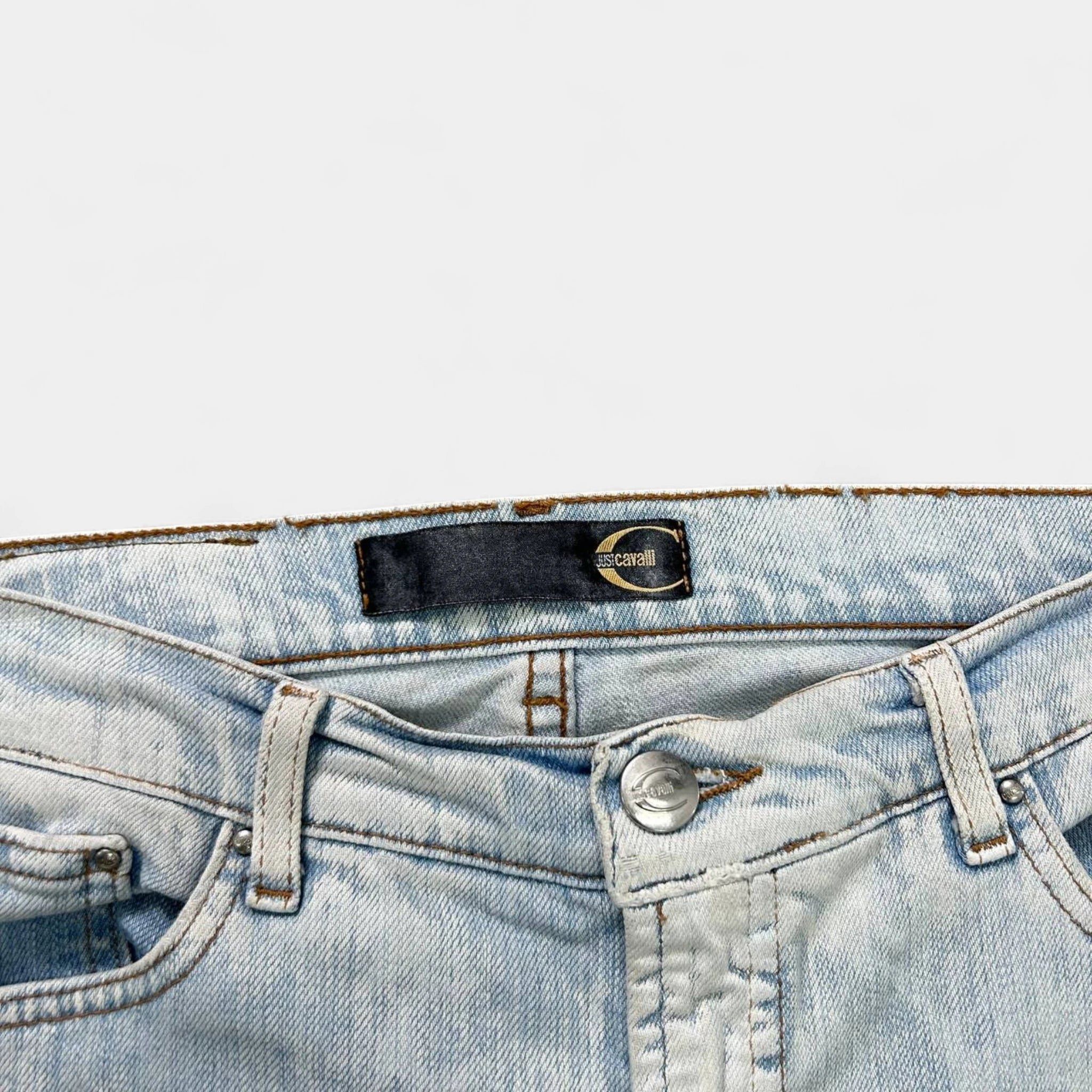 Just Cavalli Just Cavalli Marble Effect Denim Pants Size 28" / US 6 / IT 42 - 4 Thumbnail