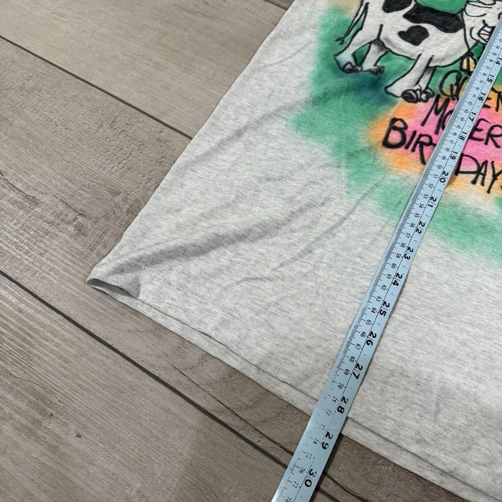 Fruit Of The Loom Vintage 90s Airbrush Farm Animals Tee Family Reunion USA L Size US L / EU 52-54 / 3 - 11 Thumbnail