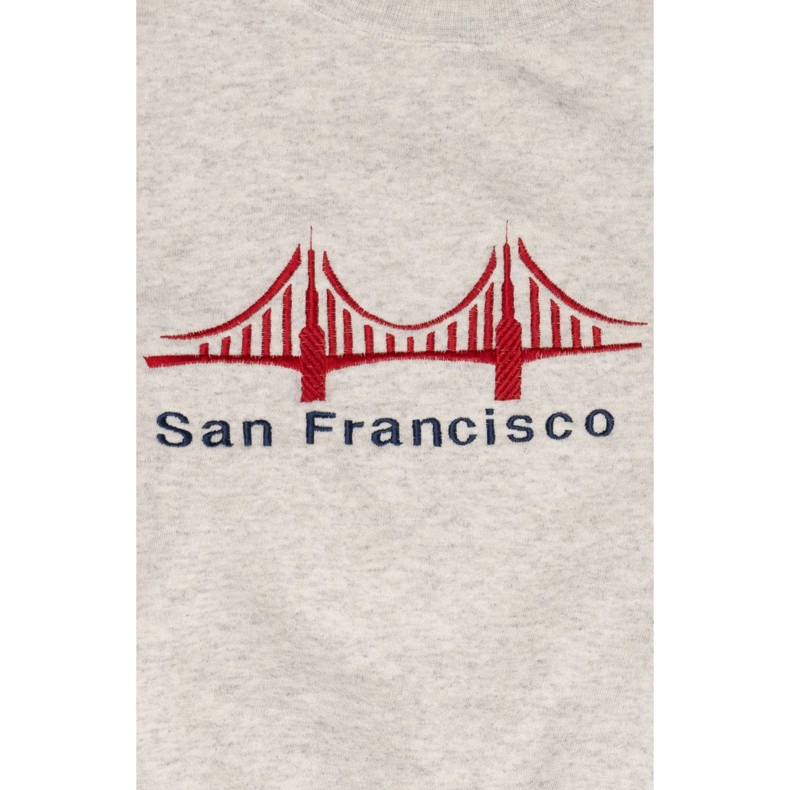Vintage VINTAGE Santee San Francisco Sweatshirt 1990s Sweatshirt Grey Medium Mens Womens Boys Girls Size US M / EU 48-50 / 2 - 2 Thumbnail