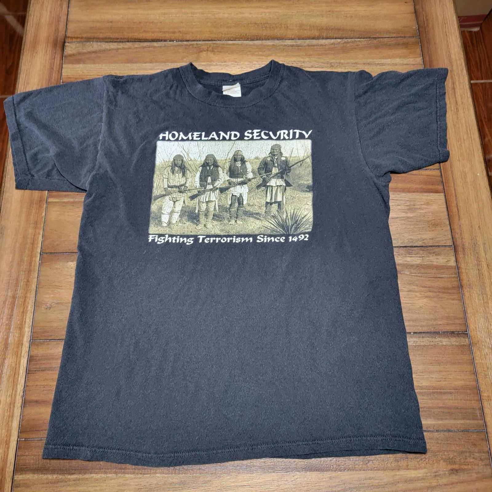 Anvil Homeland Security Unisex Tee "Fighting Terrorism.." - Large Size US L / EU 52-54 / 3 - 1 Thumbnail