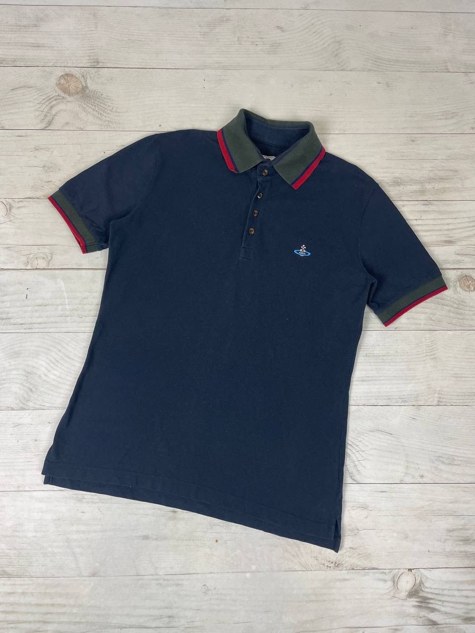 Vivienne Westwood Vivienne Westwood Polo Shirt Logo Orb Luxury Size US L / EU 52-54 / 3 - 1 Thumbnail