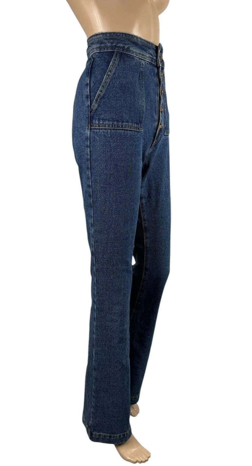 Sezane Sezane Tommy Trousers Denim Flare size 34 Size 25" / US 0 / IT 36 - 3 Thumbnail