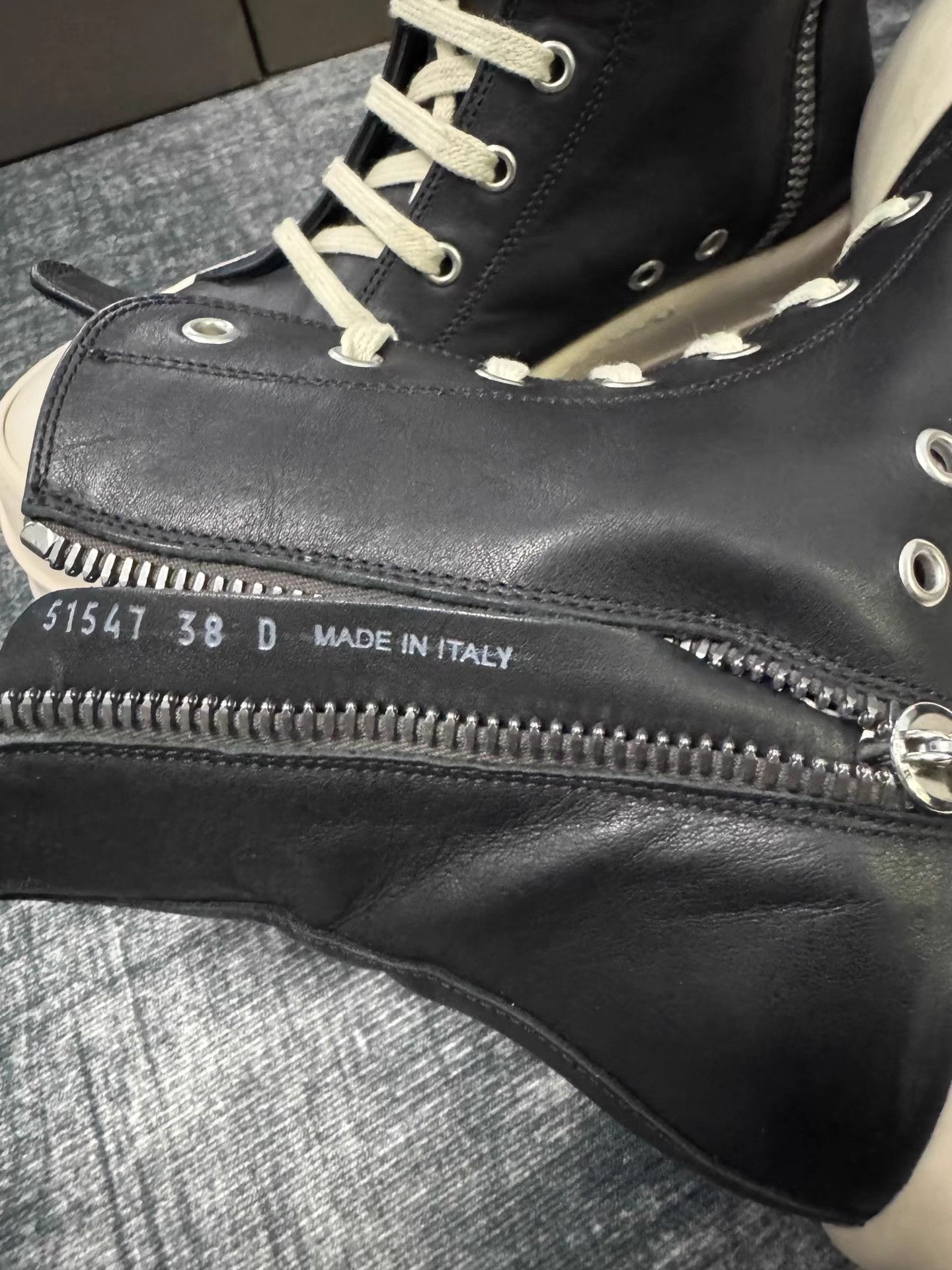 Rick Owens Rick Owens Mainline Thick Sole High Top "Big Converse" Size US 8 / IT 38 - 7 Thumbnail