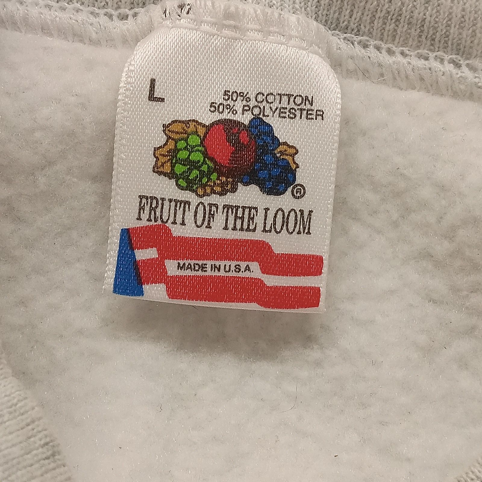 Fruit Of The Loom Vintage Fruit Of The Loom Sweatshirt L Men's Jamaican USA Size US L / EU 52-54 / 3 - 3 Thumbnail