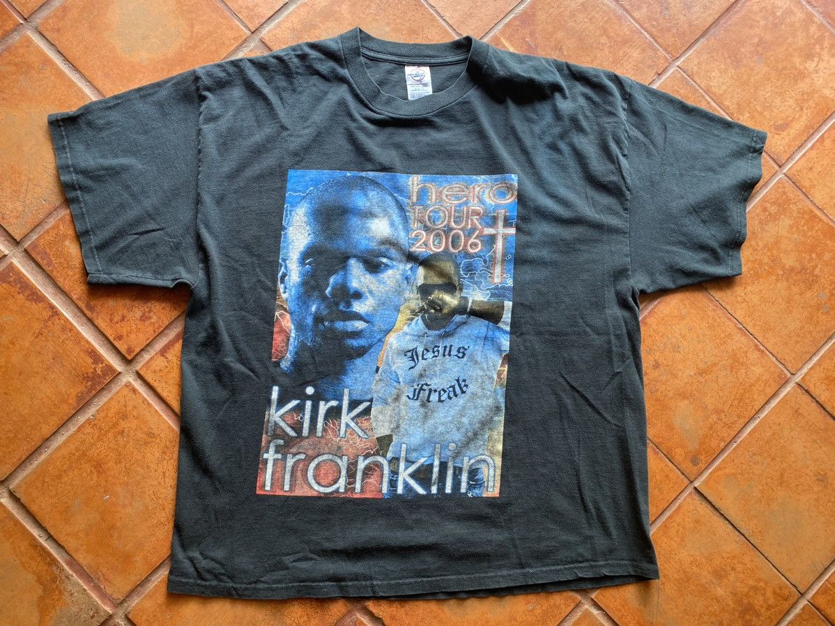 Rap Tees Kirk Franklin hero Tour 2006 Vintage T shirt Size US XXL / EU 58 / 5 - 1 Thumbnail