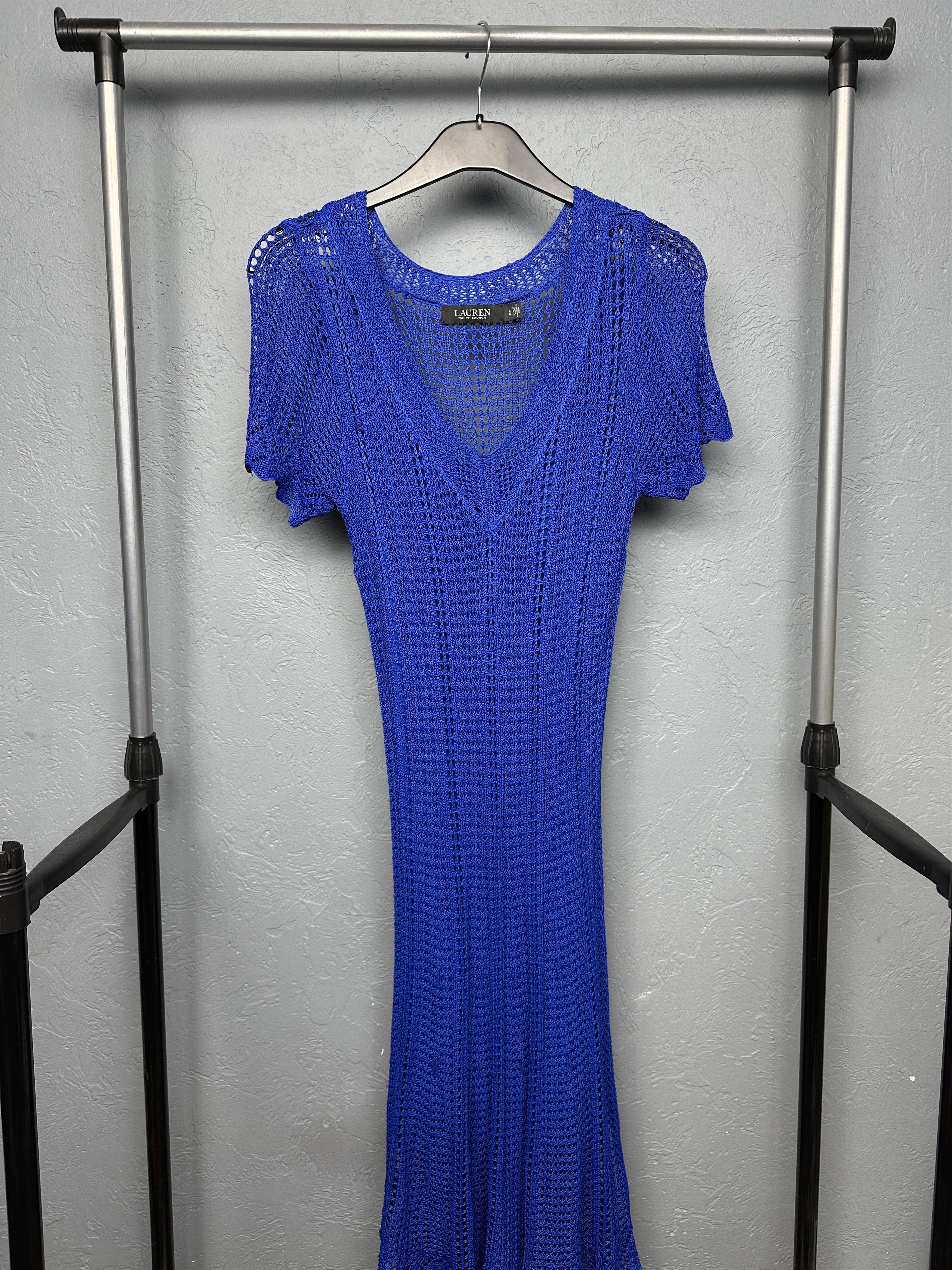 Ralph Lauren Black Label Polo Ralph Lauren Black Label Short Sleeve Mesh Dress Size L / US 10 / IT 46 - 1 Thumbnail