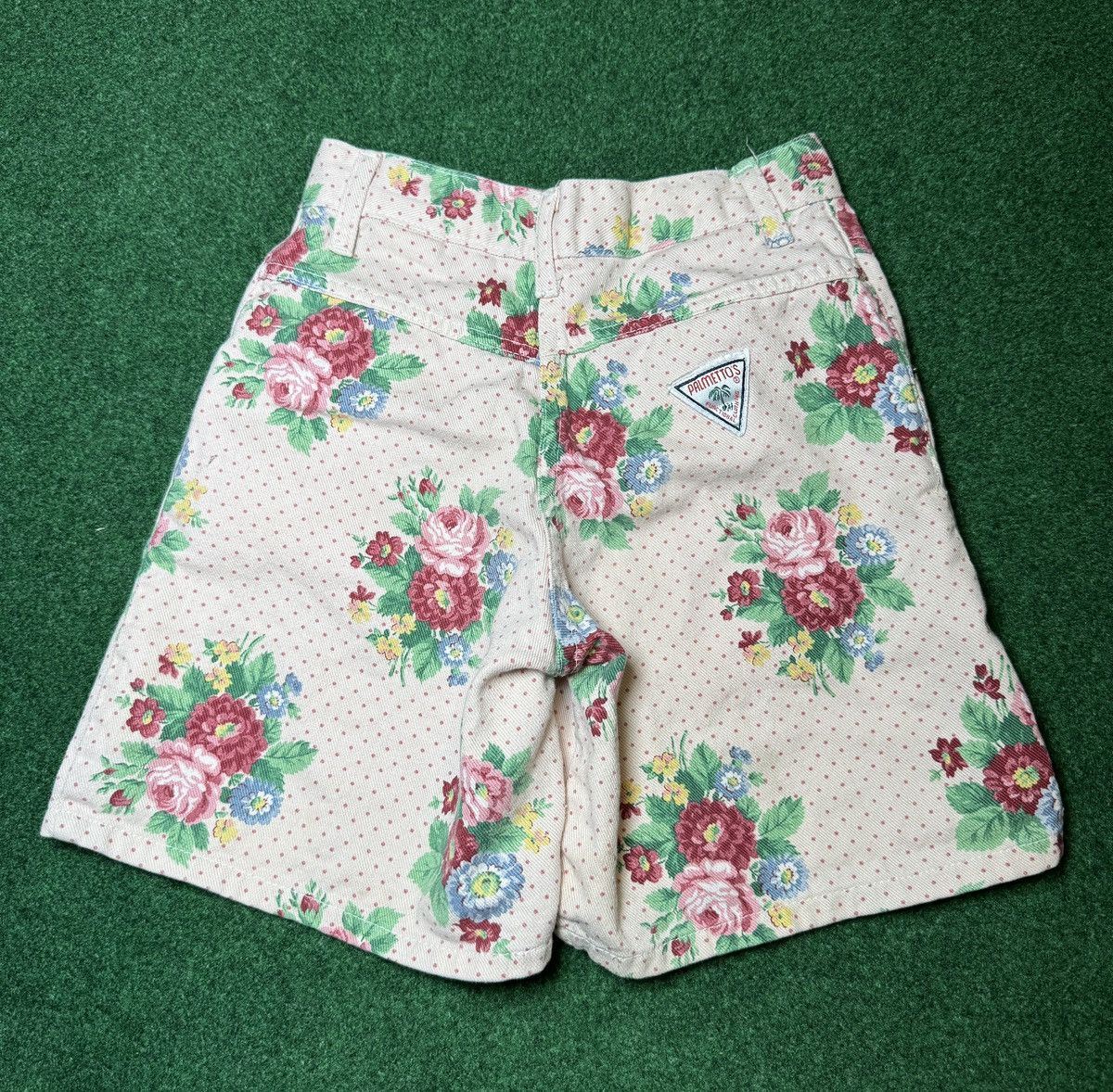 Vintage Vintage 90s Palmetto’s Womens 6/7 Floral Denim 8” Shorts Size 28" / US 6 / IT 42 - 2 Thumbnail