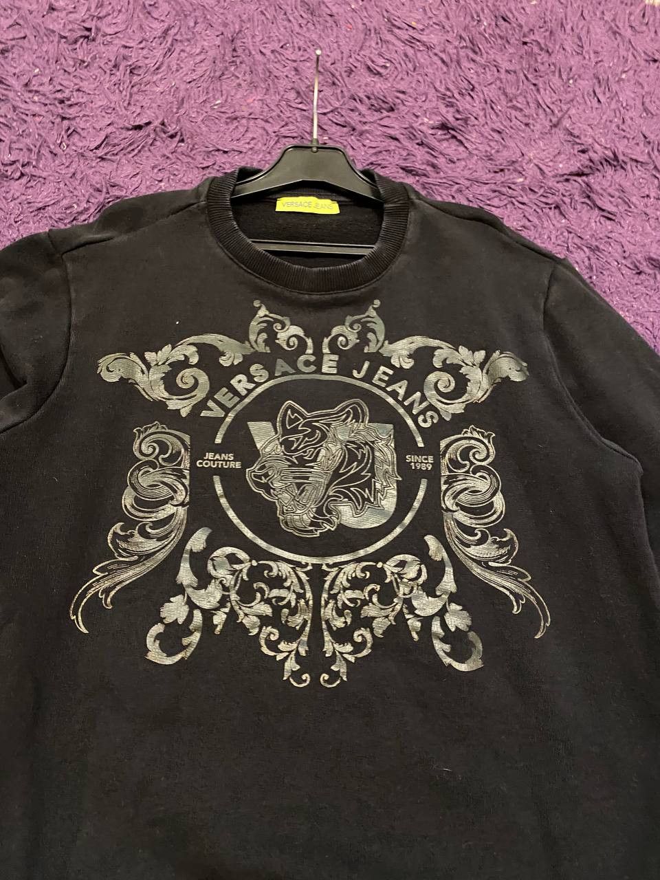 Versace Jeans Couture Vintage Versace Big Y2K Print Streetwear Sweater Size S Size S / US 4 / IT 40 - 9 Thumbnail