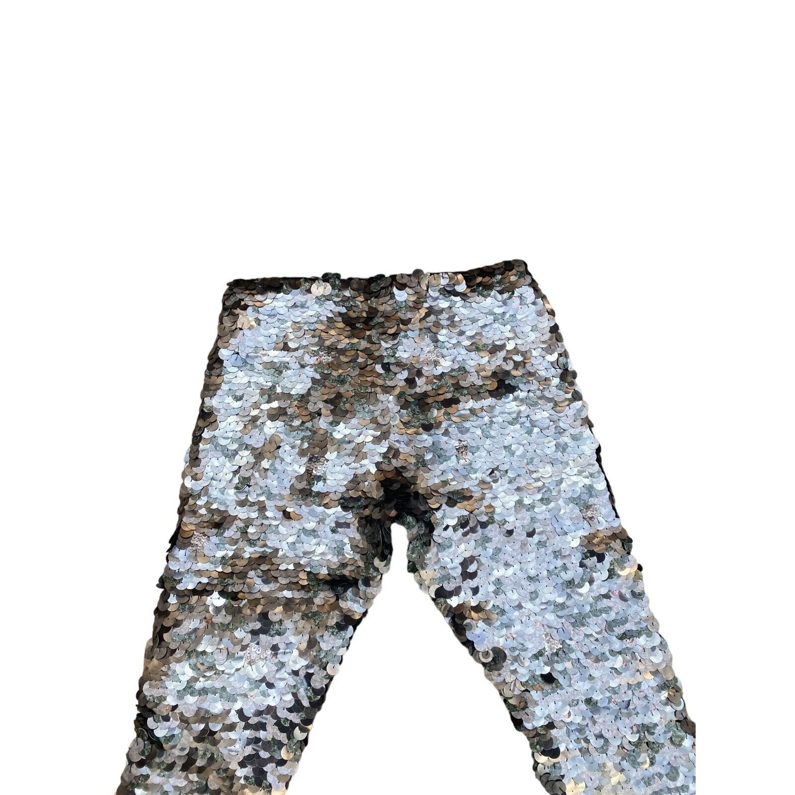 Isabel Marant RARE Sequined Trousers Pants Leggings Size 26" / US 2 / IT 38 - 4 Thumbnail